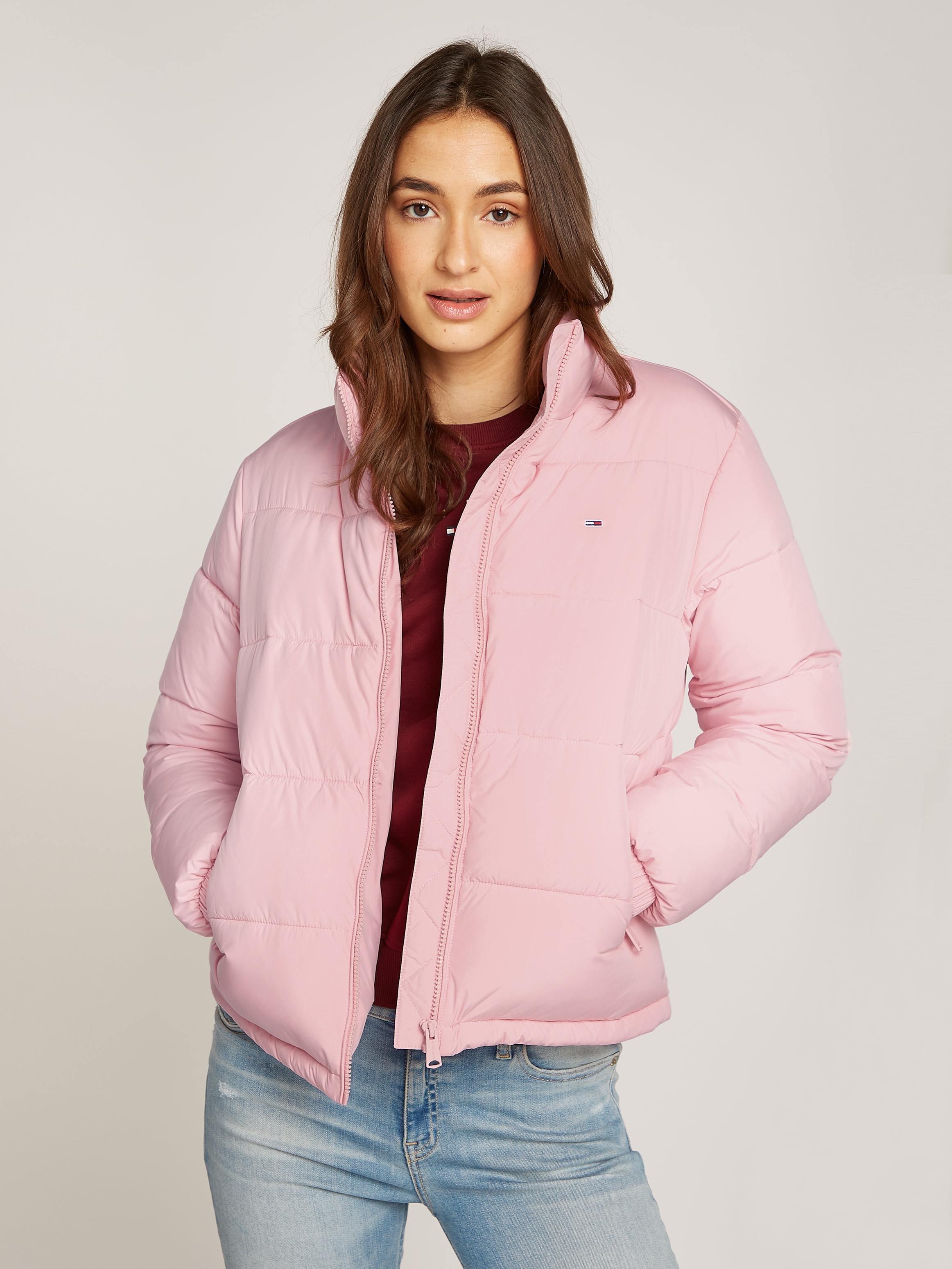 Tommy Jeans Steppjacke "TJW ESSENTIAL PUFFER EXT", mit Logostickerei