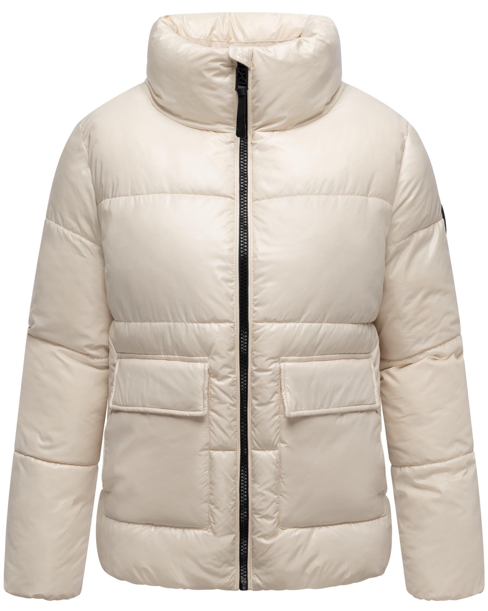 Navahoo Kurzjacke "Eispracht 14" ohne Kapuze Kurze gesteppte Damen Winterjacke