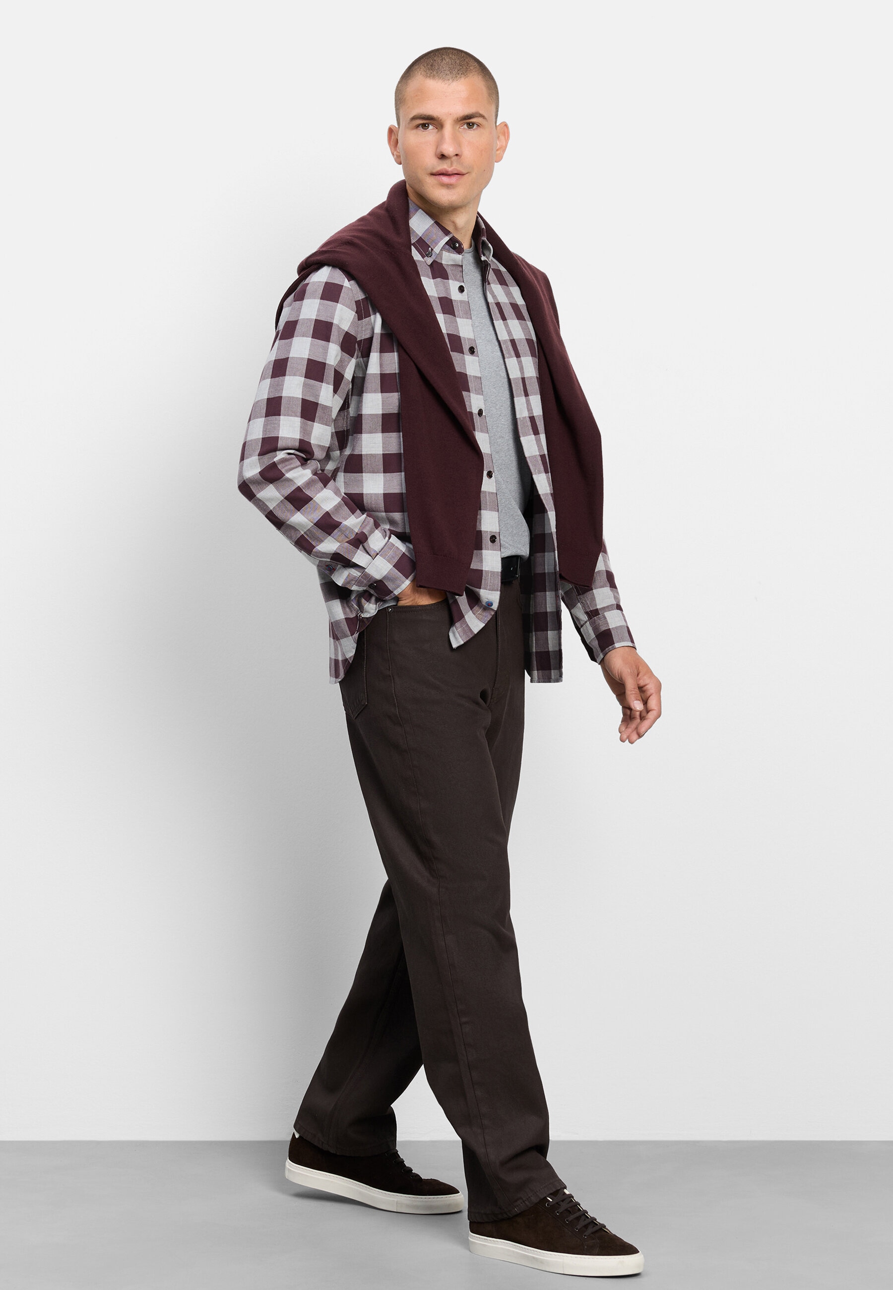 OLYMP Langarmhemd »OLYMP Casual, Regular Fit, Button-down«
