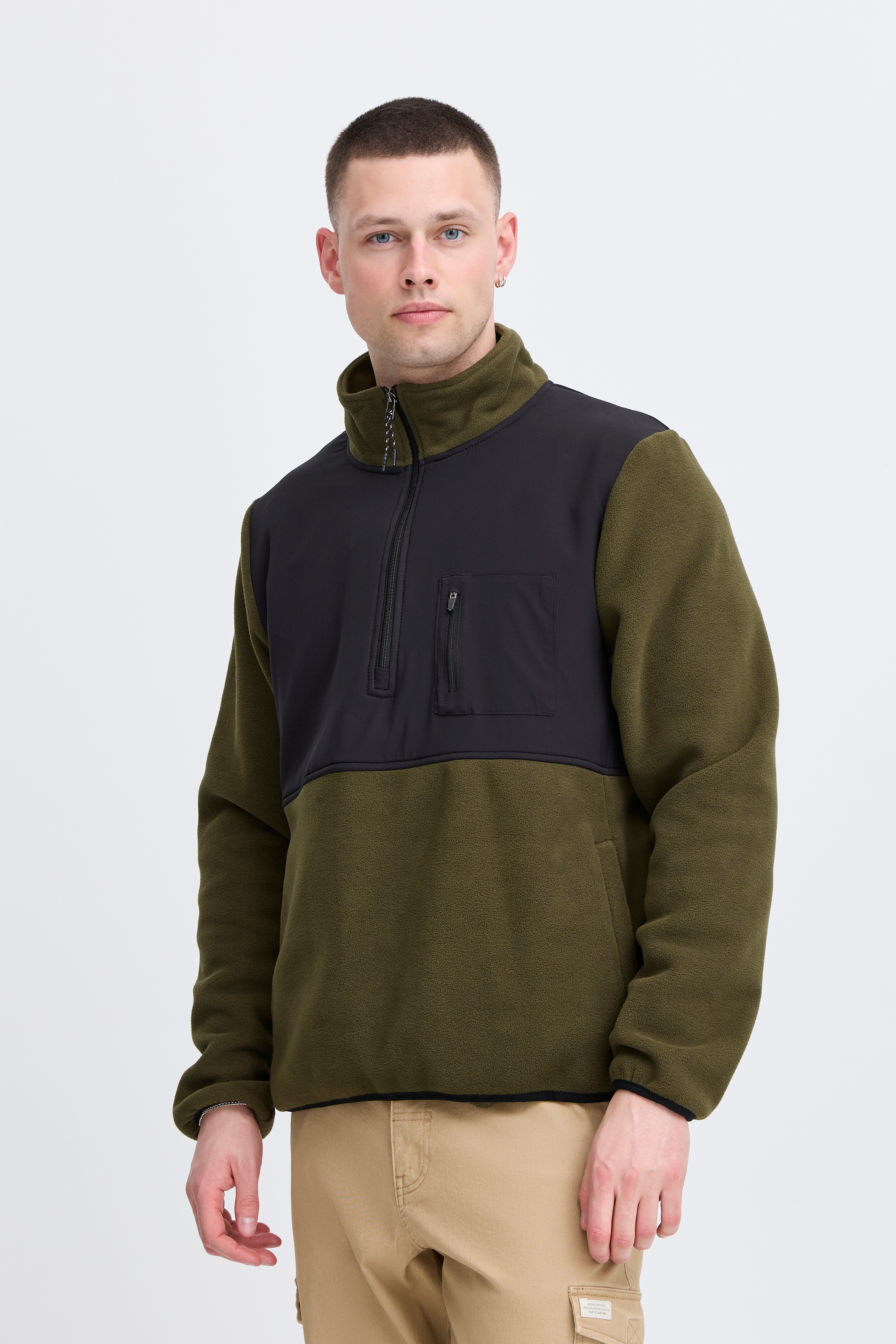 Blend Fleecepullover "BHMARIO Sweatshirt halfzipp" günstig online kaufen