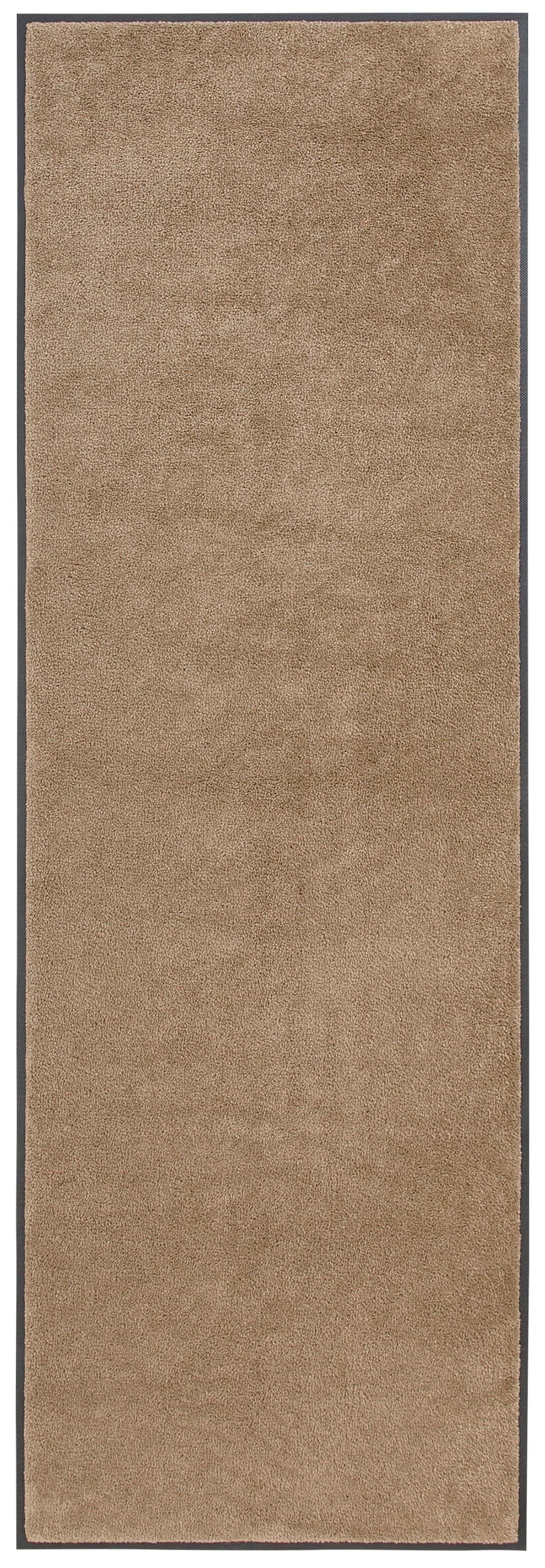 OTTO home Läufer "Lavea" rechteckig 9 mm Höhe Läufer, Teppichläufer, Brücke, Schmutzfangmatte, Uni-Farben, waschbar