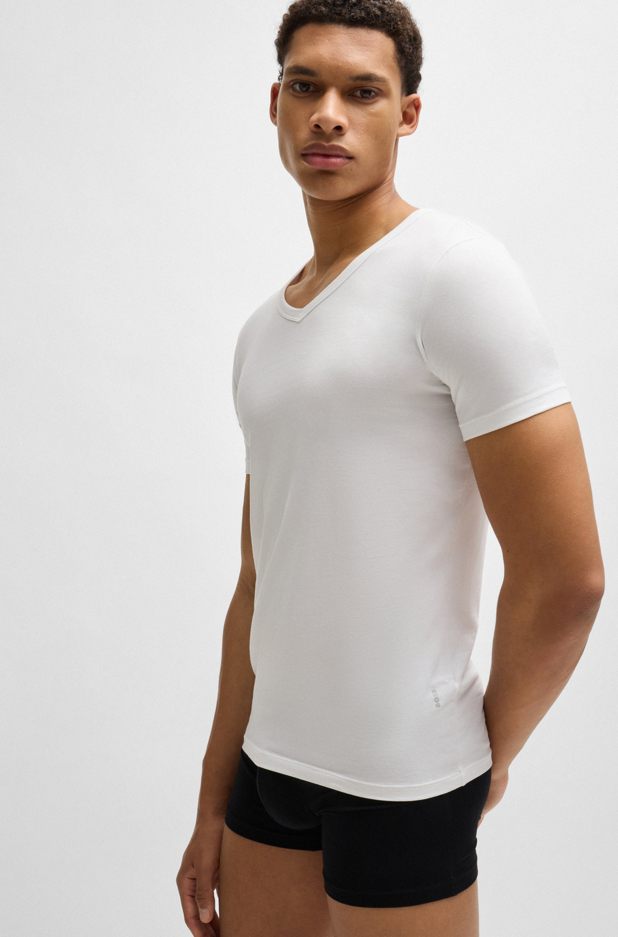 BOSS T-Shirt »TSHIRTVN 2P MODERN«, (Packung, 2 tlg., 2er)