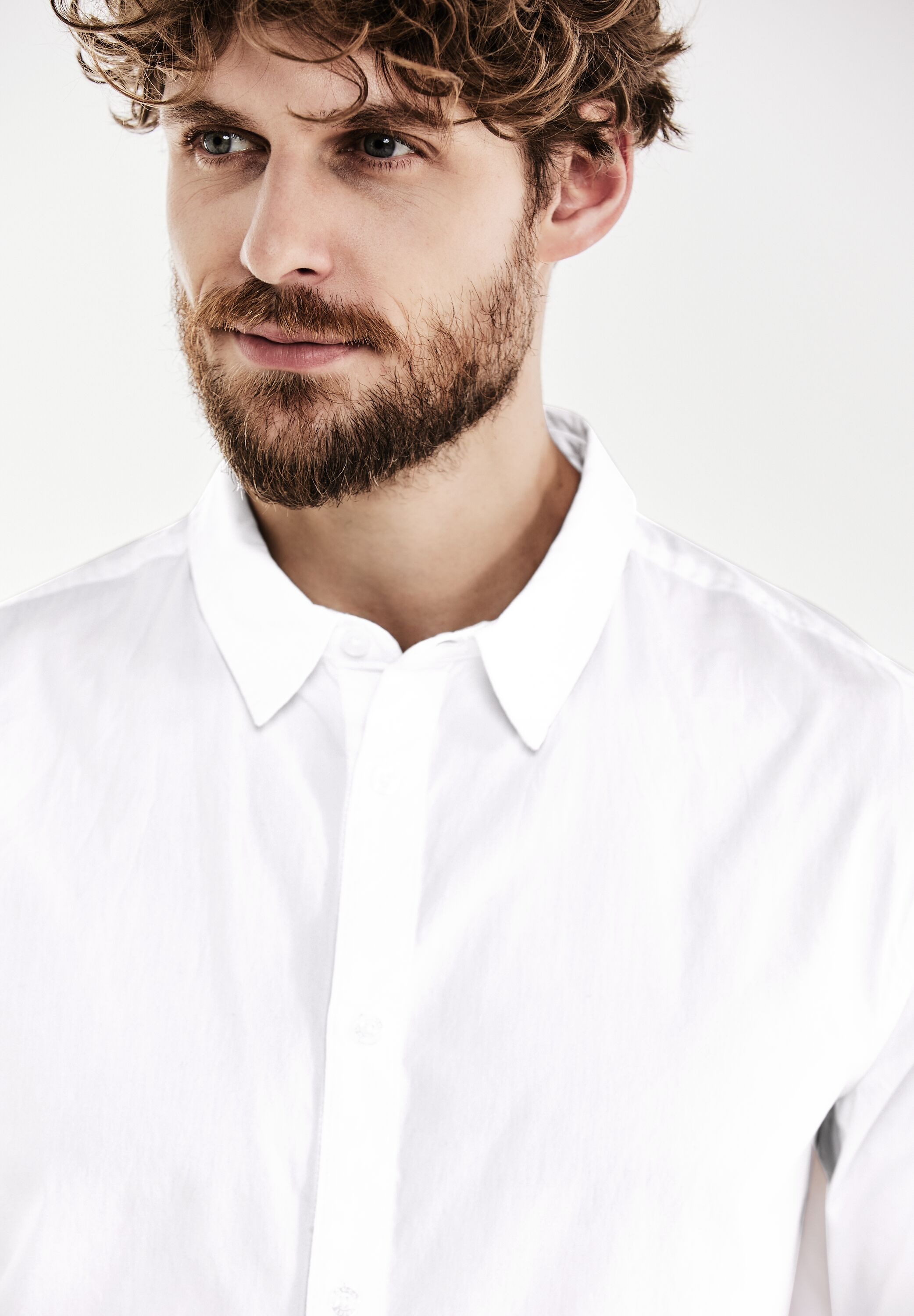 STREET ONE MEN Langarmhemd, aus reiner Baumwolle