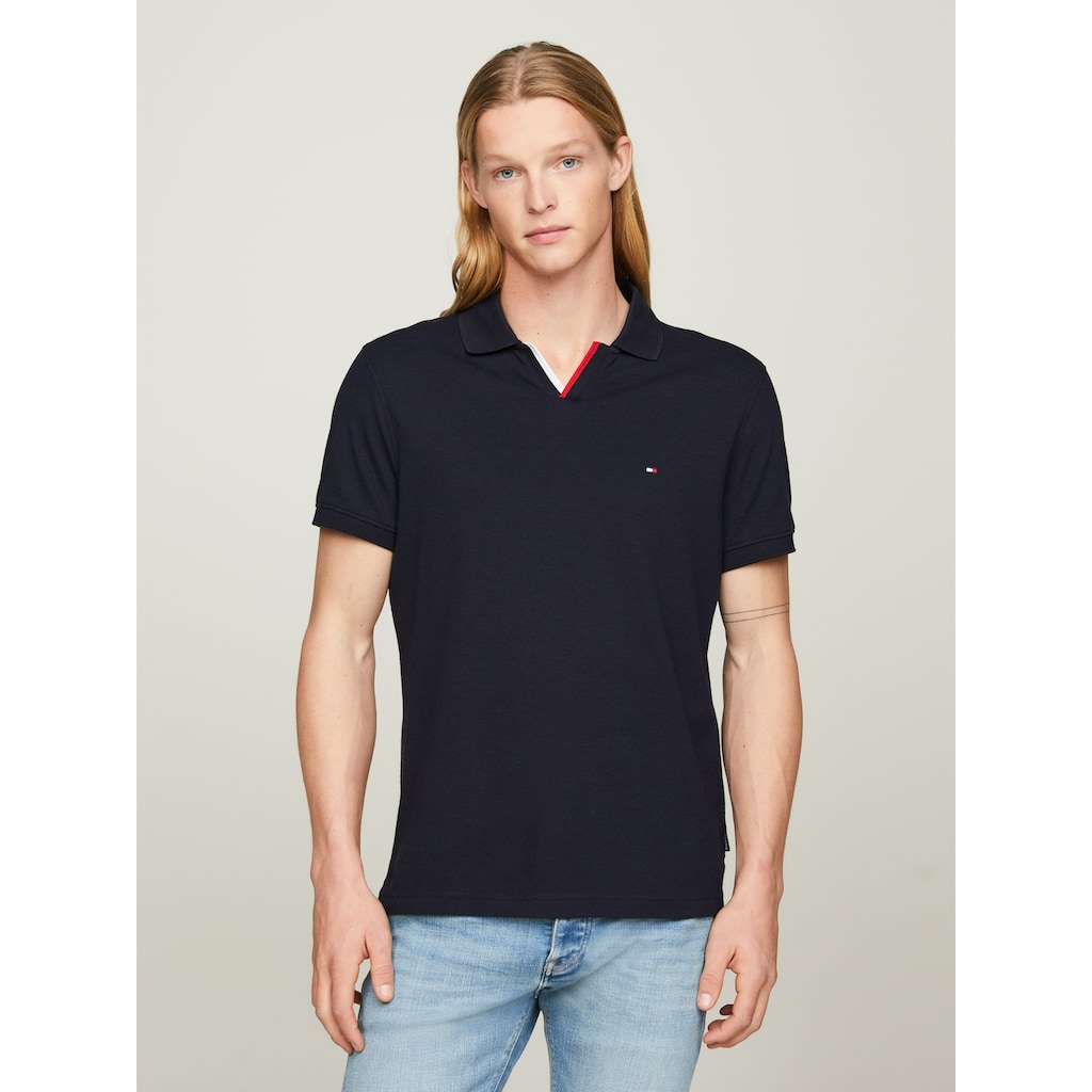 Tommy Hilfiger Poloshirt »RWB TIPPED V COLLAR REG POLO«