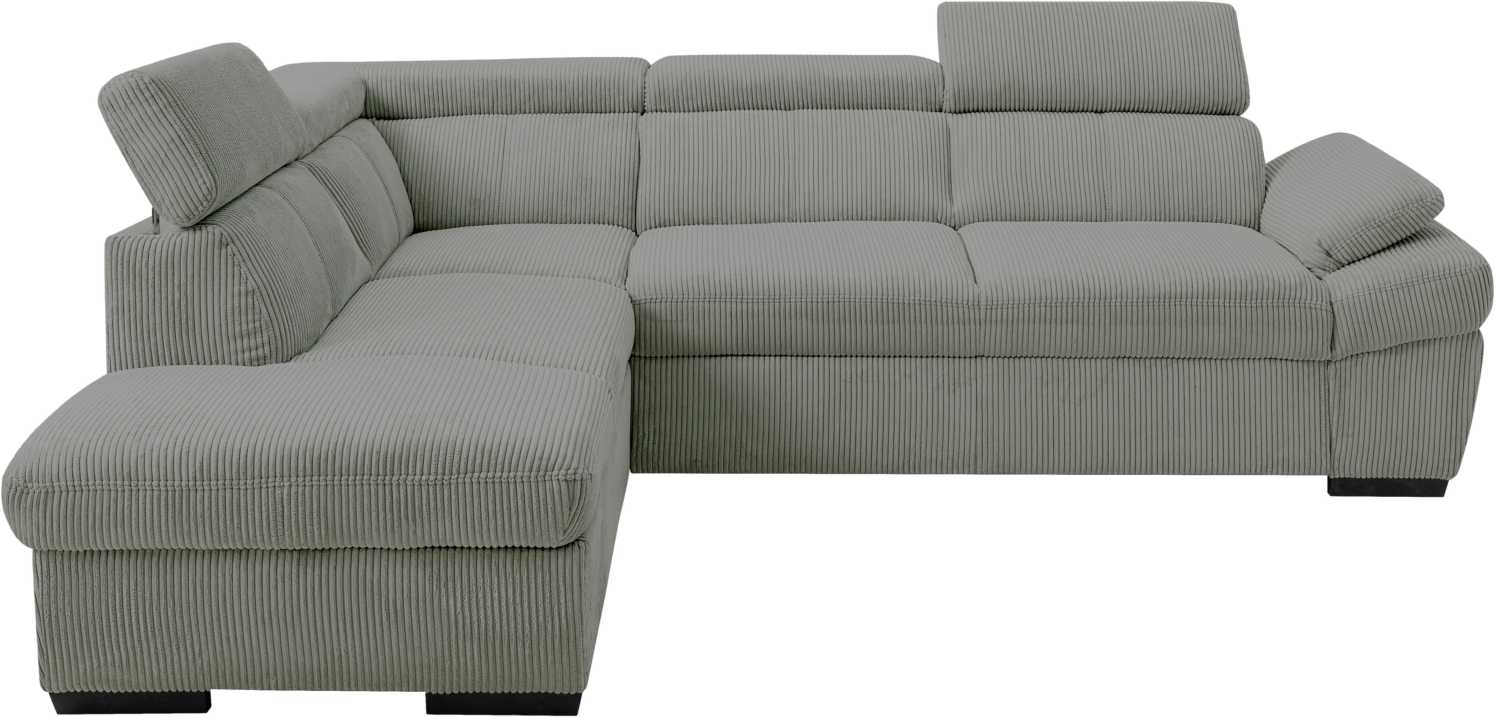 exxpo - sofa fashion Ecksofa inkl. Kopf- und Armteilverstellung, wahlweise mit Bettfunktion