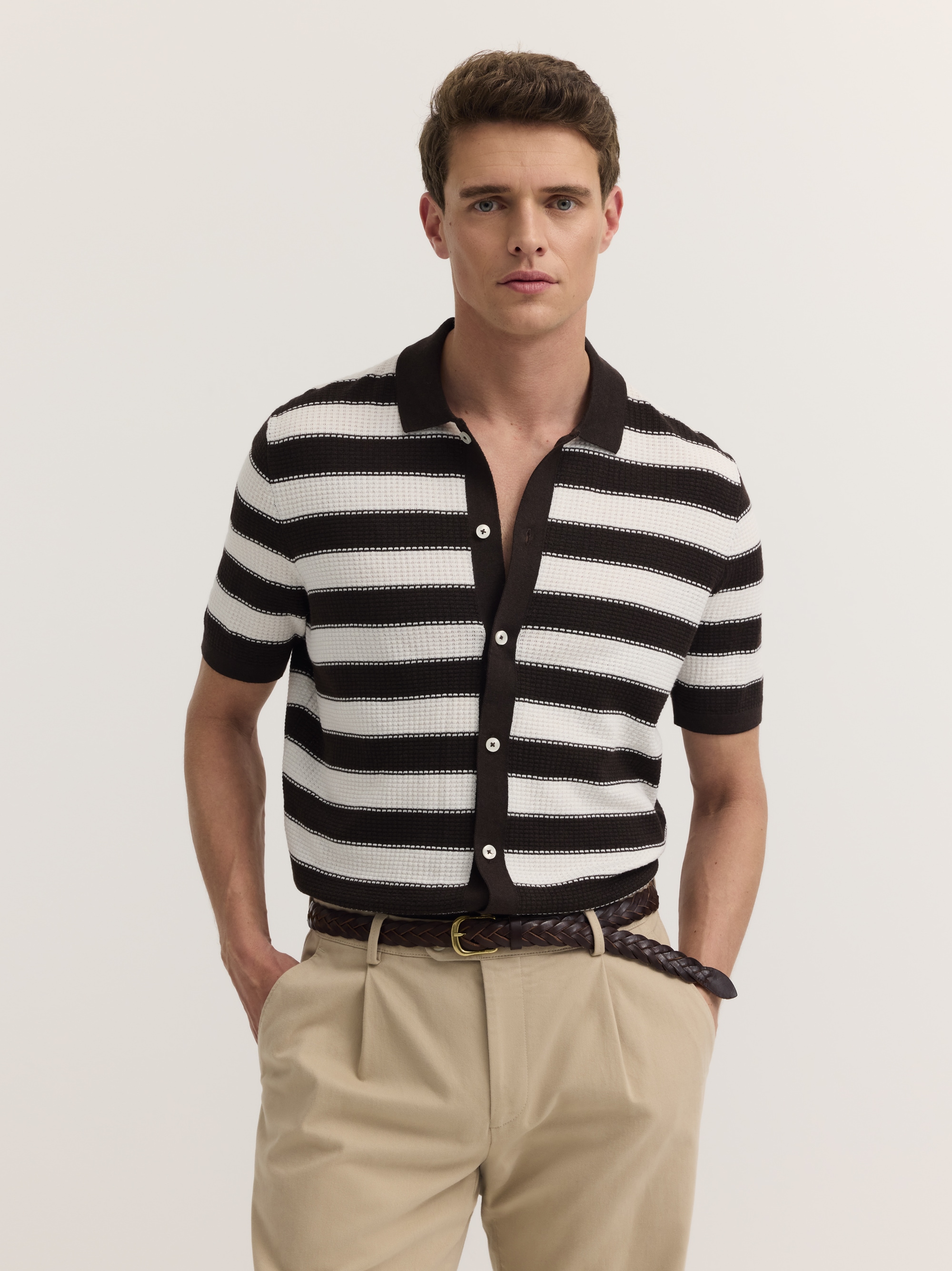 bugatti Poloshirt Regular Fit mit Blockstreifen günstig online kaufen