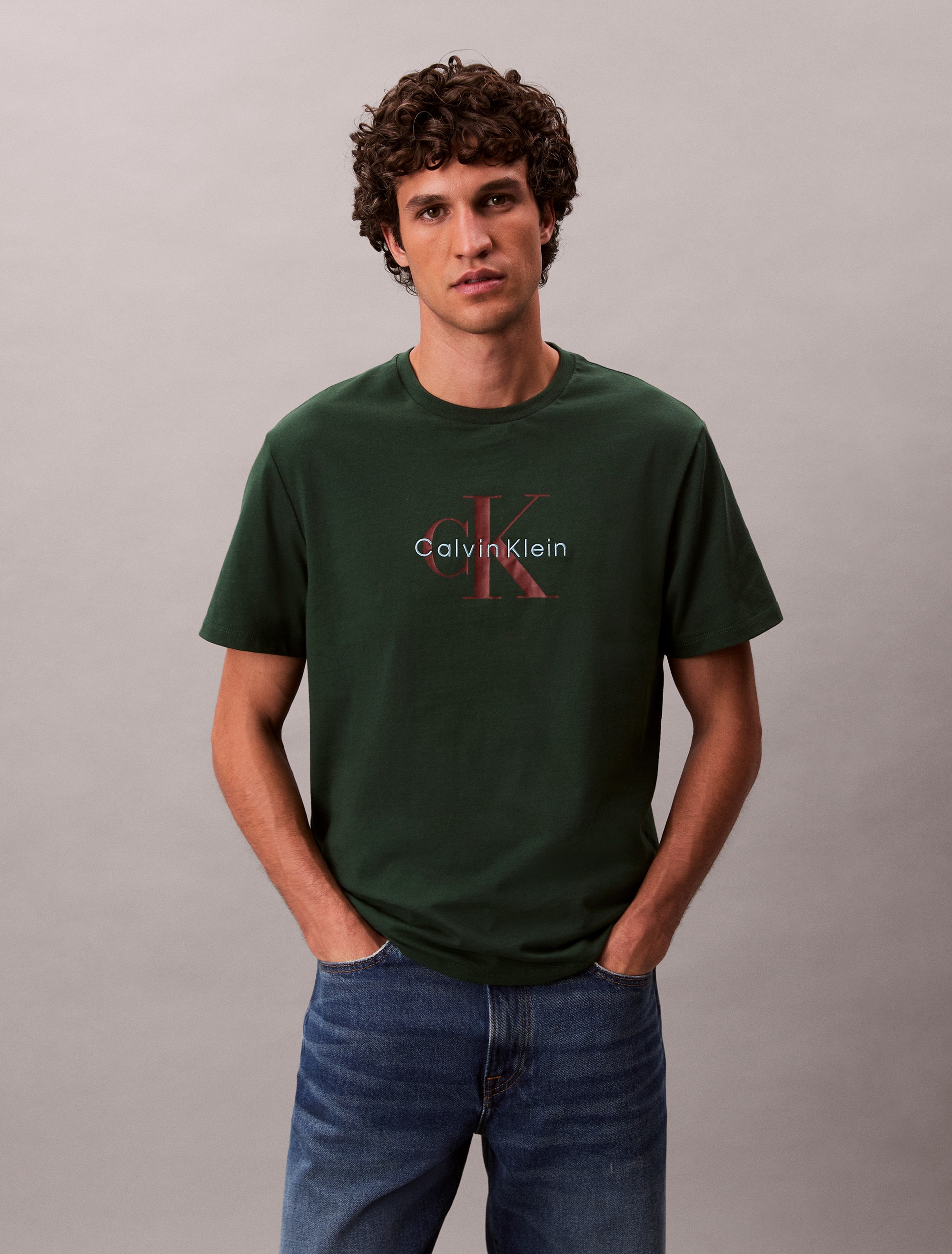 Calvin Klein Jeans T-Shirt "SS Hero Monologo Tee 20s", Mit Rundhalsausschni günstig online kaufen