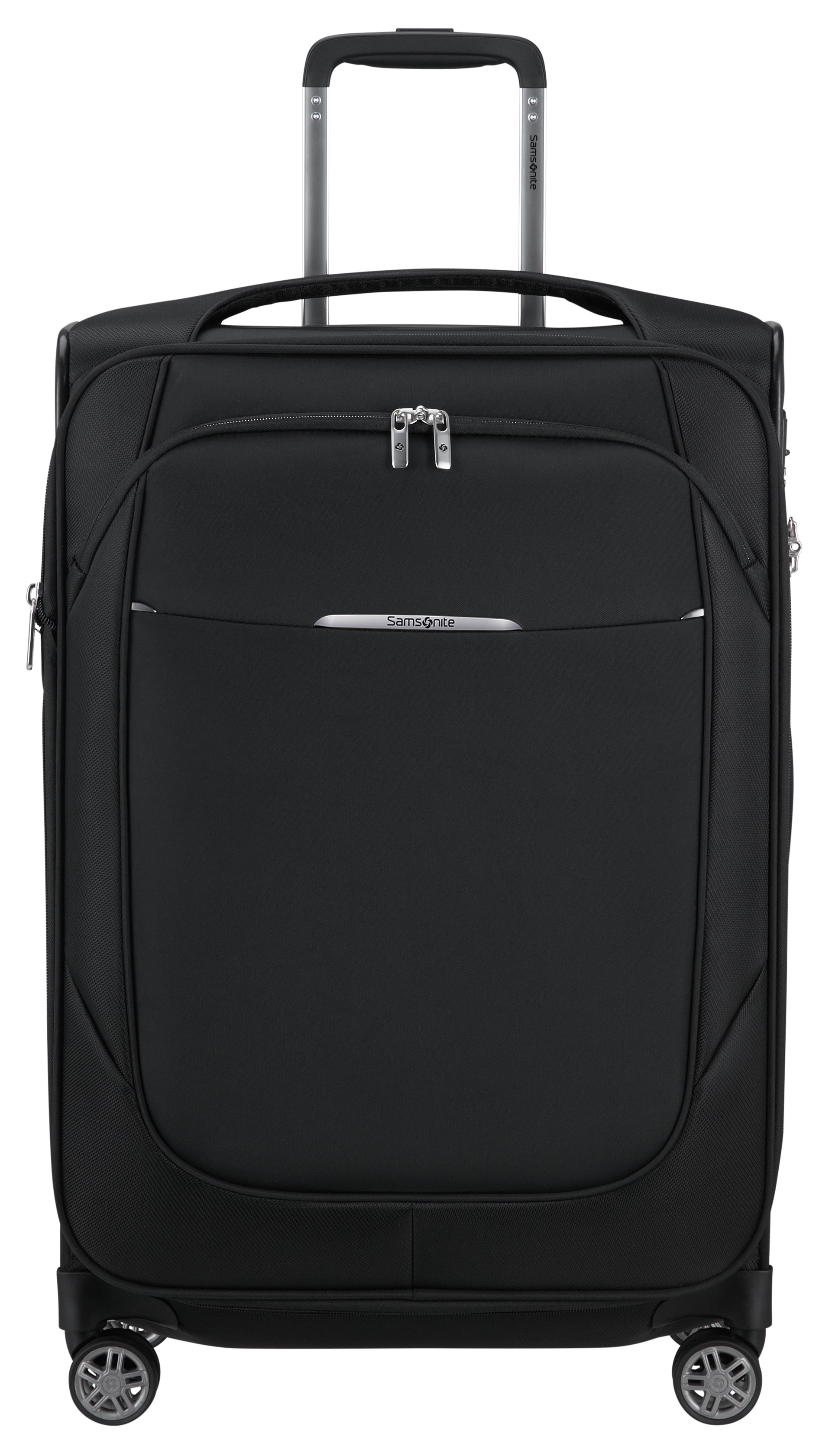 SAMSONITE Weichgepäck-Trolley "RE-LITE, verschiedene Größen und Farben", schwarz, Polyester, Koffer, Reisekoffer TSA-Schloss Stickerbogen