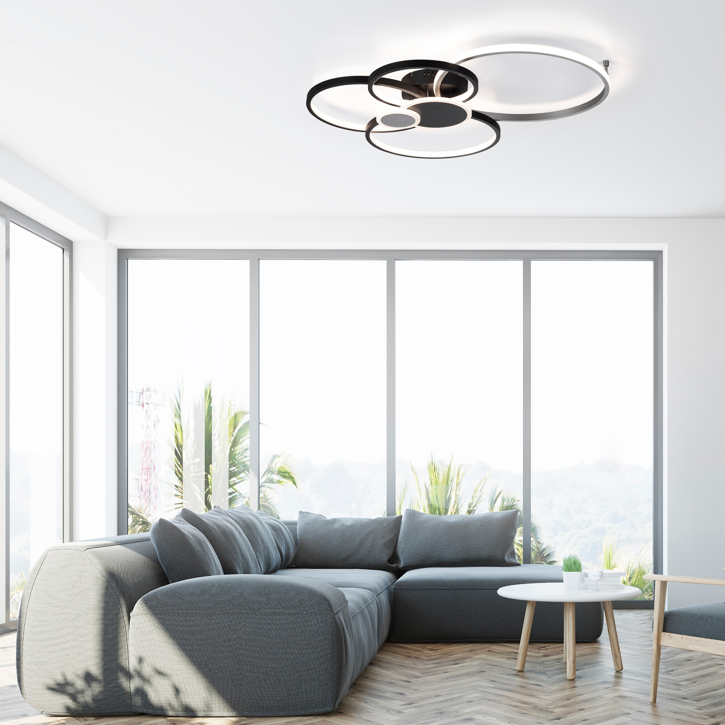 JUST LIGHT Deckenleuchte »PAPILON«, 1 flammig, Leuchtmittel LED-Board | LED fest integriert, LED
