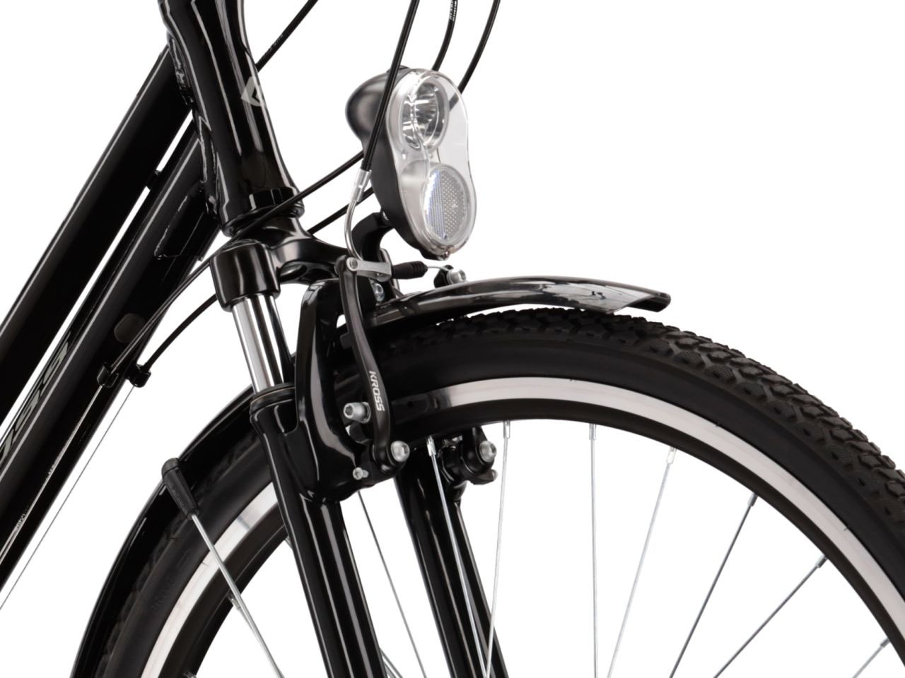 Kross Trekkingrad »KROSS Trekkingrad Trans 1.0 28" schwarz«, 21 Gang, Shimano, TOURNEY TY300 Schaltwerk, Kettenschaltung