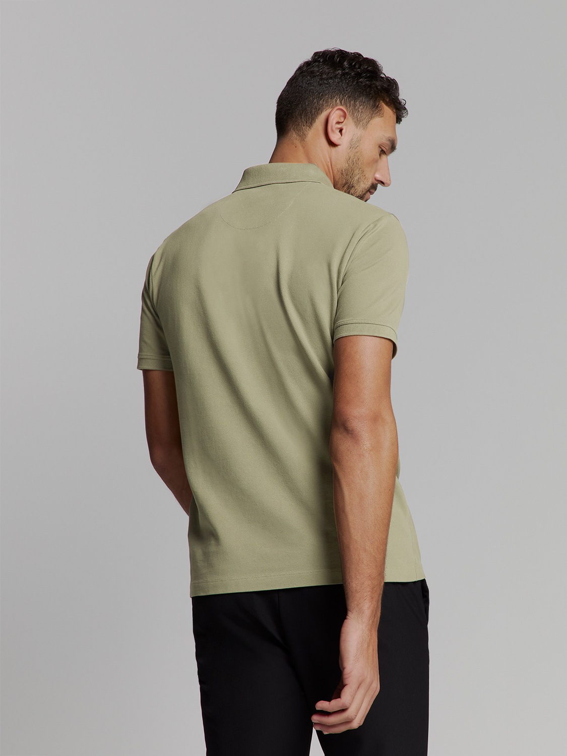 NO EXCESS Poloshirt "No Excess Poloshirt Polo Pique Garment Dyed" günstig online kaufen