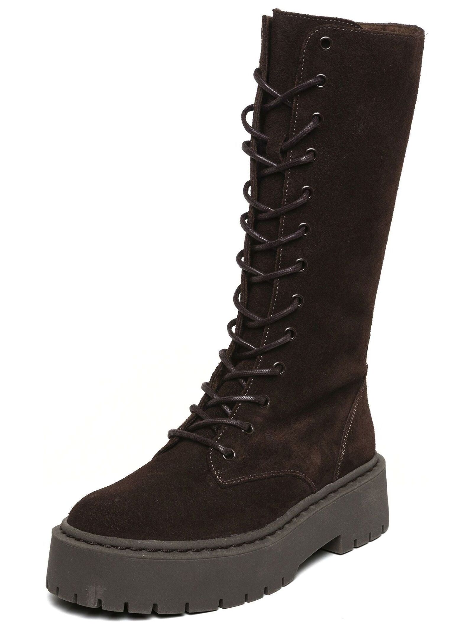 STEVE MADDEN Plateaustiefel "STEVE MADDEN Stiefel Veloursleder"