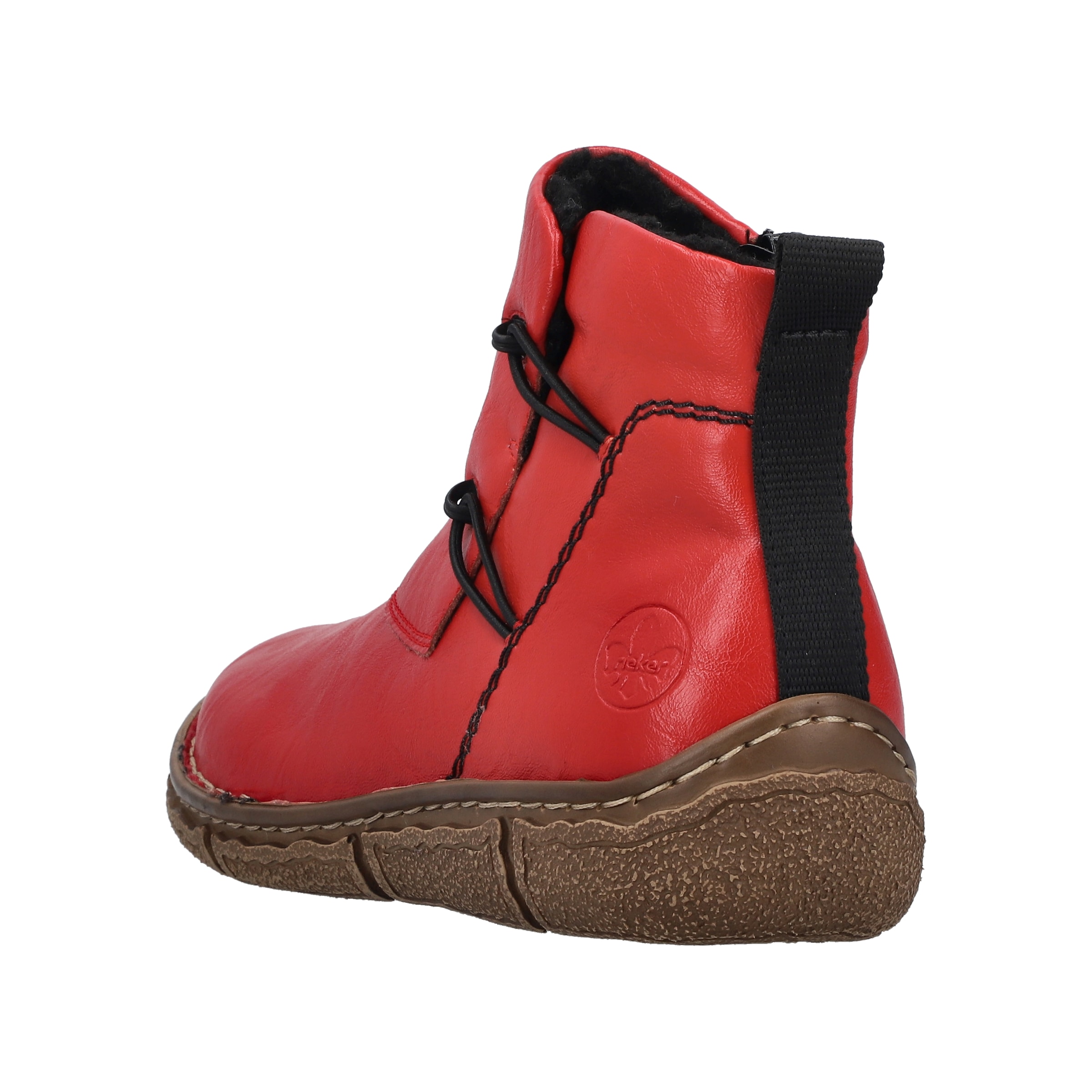 Rieker Winterboots  Casual-Boots, Steifelette mit Ziernaht