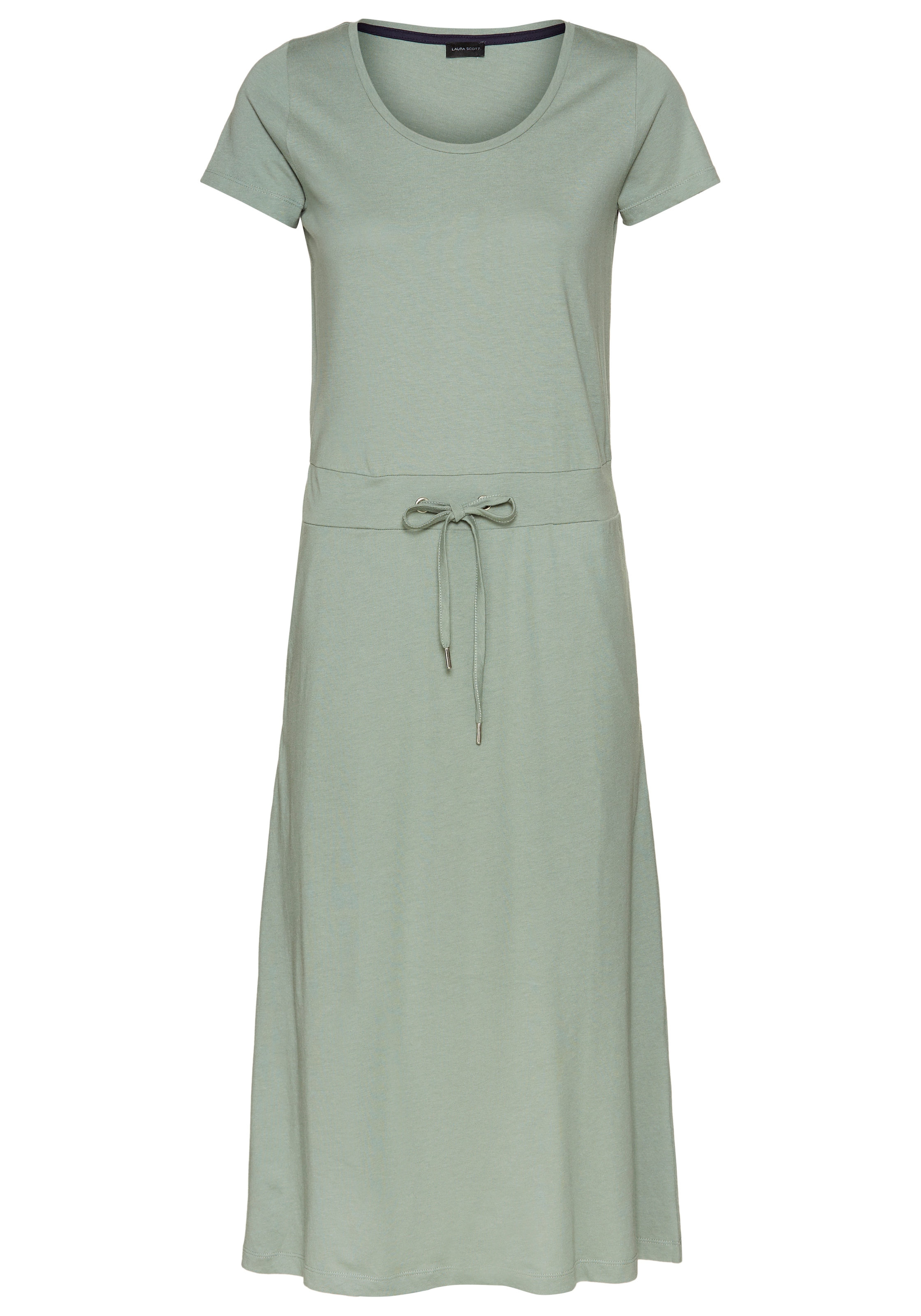 Laura Scott Sommerkleid im Basic-Stil - in unifarben, geblümt oder gestreifter Optik