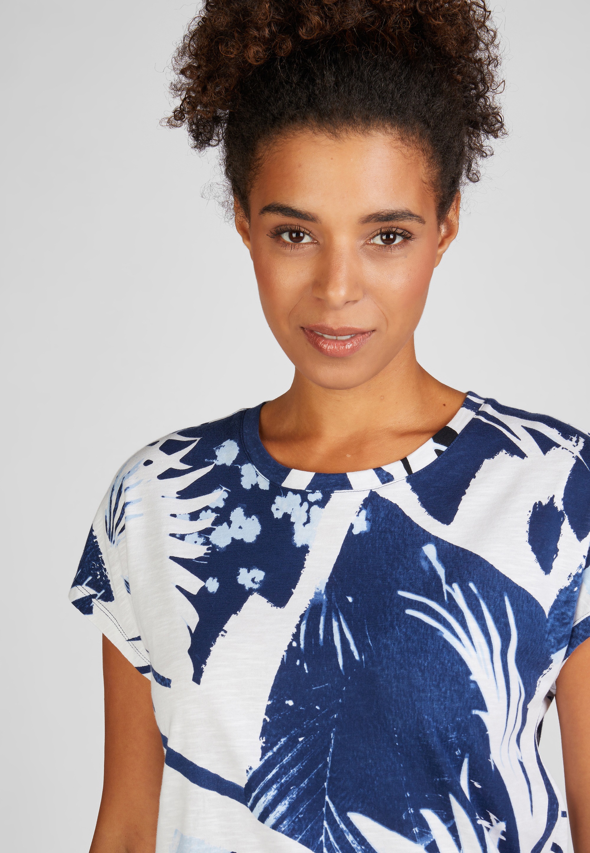 LeComte Print-Shirt »LeComte T-Shirt mit Palmenmotiv«