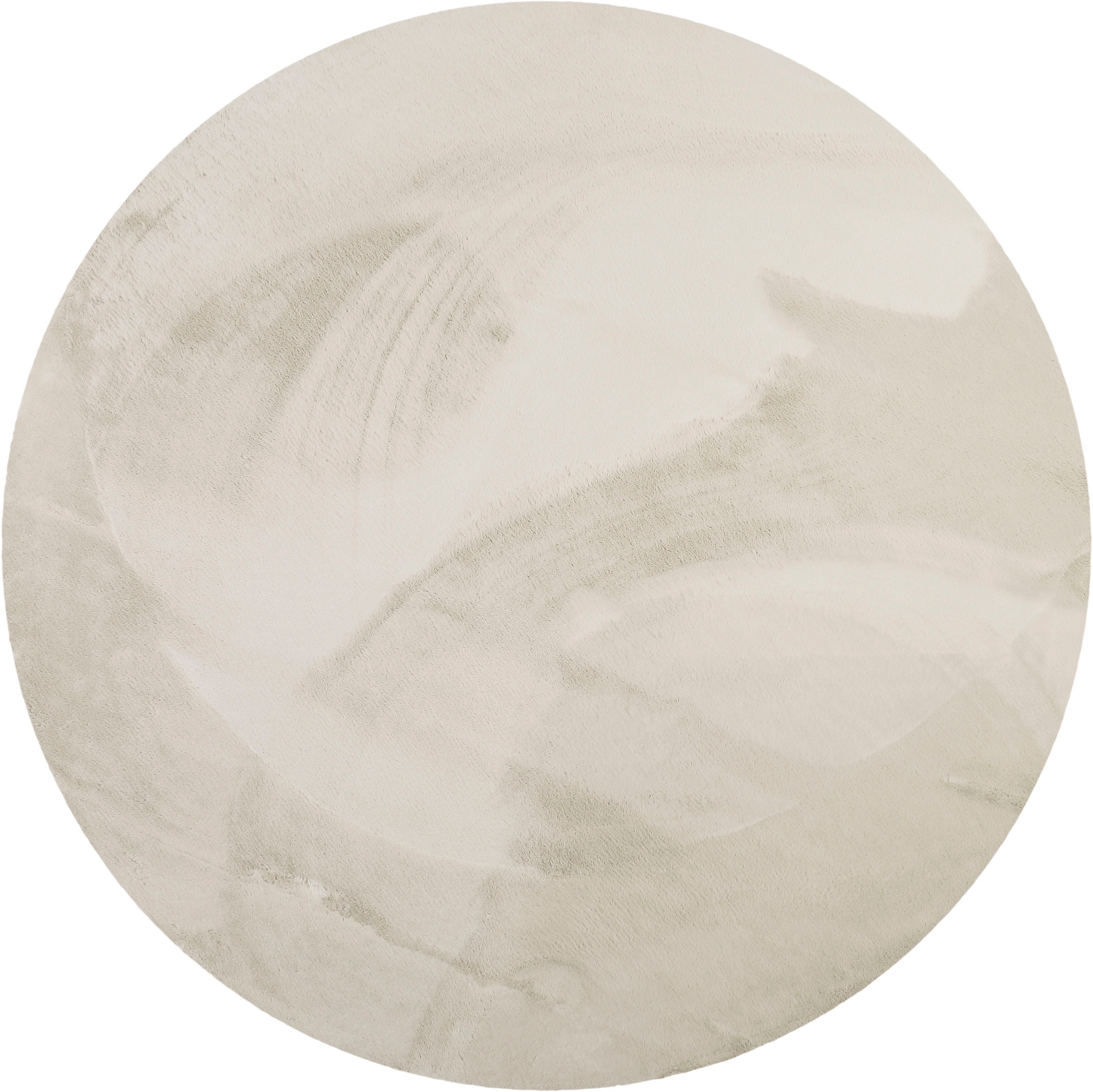 Wecon home Basics Hochflor-Teppich "Anna" rund 25 mm Höhe Wohnzimmer, Schla günstig online kaufen