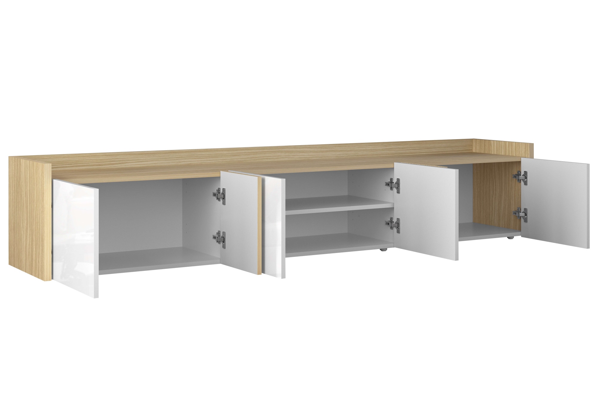 OTTO home Lowboard »Lowboard ALTEA,Lowboard,TV-Kommode,TV-Möbel,TV-Bank« 1 Stk. tlg. Mit 6 Drehtüren, 4 Innenfächer, B.220 cm