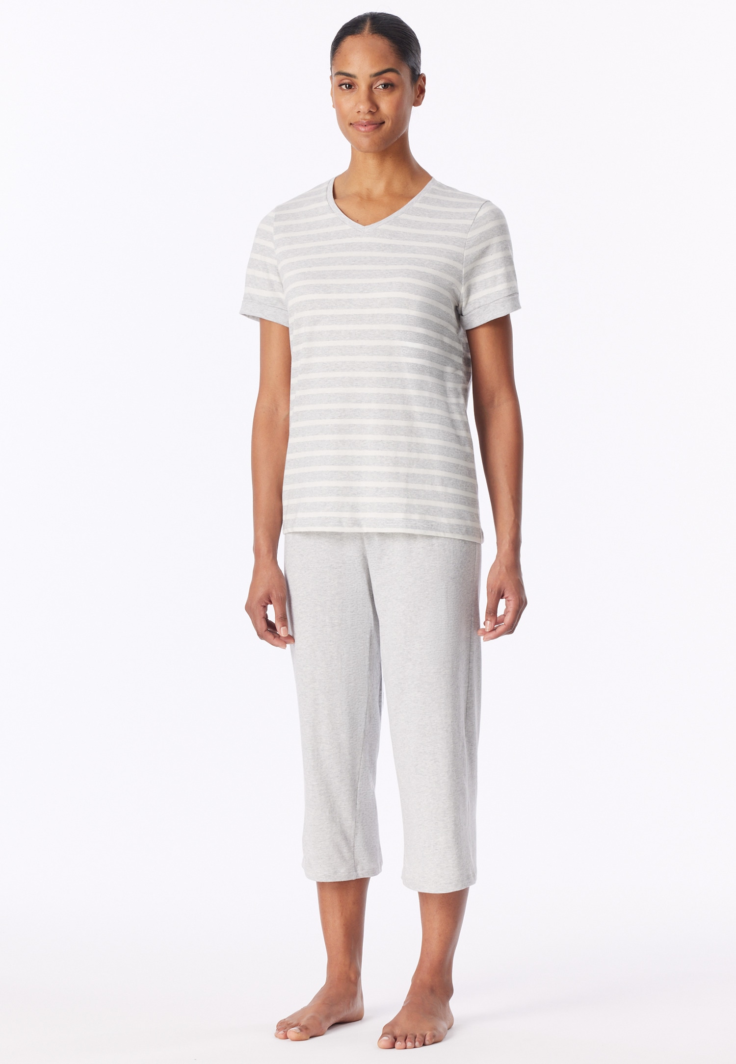 Schiesser "Casual Essentials" 2tlg., mit modisch umgeschlagenen Ärmeln