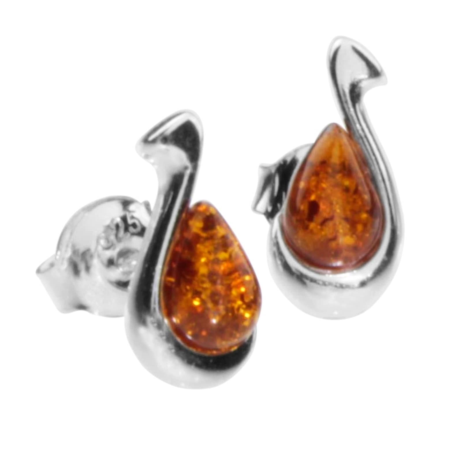 "Paar Ohrstecker OSTSEE-SCHMUCK ""Ostsee-Schmuck Ohrstecker Haike Ohrstecker Haike"", weiß, Ohrringe, Damen, 10 x 5mm, Silber 925 (Sterlingsilber)"