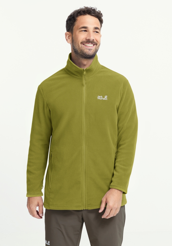 Jack Wolfskin Fleecejacke "TAUNUS 100 FZ M" mit Reißverschluss, winddicht, windabweisend