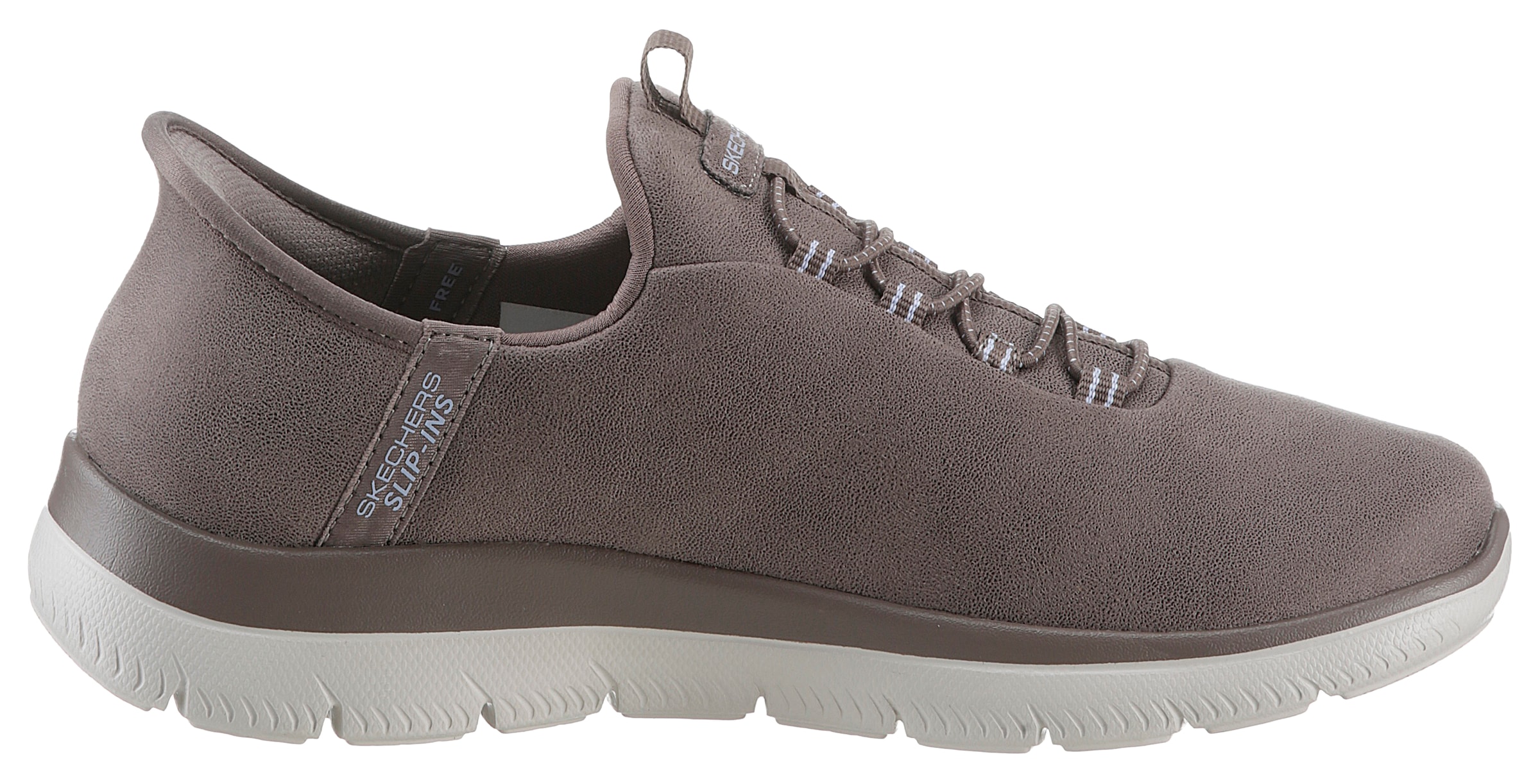 Skechers Slip-On Sneaker »SUMMITS«, Slipper, Freizeitschuh, Halbschuh in veganer Verarbeitung