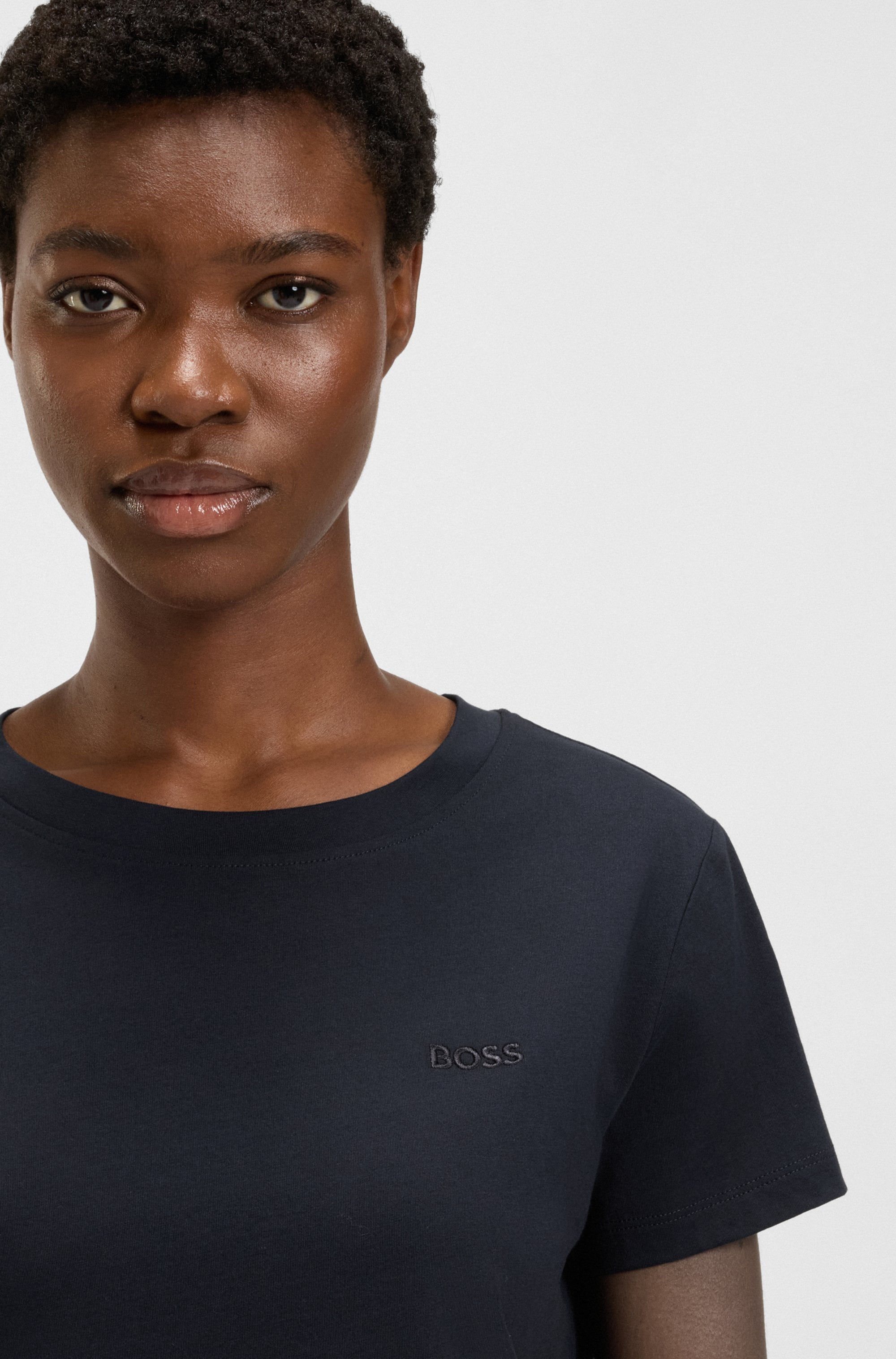 BOSS ORANGE T-Shirt »Esogo Premium Damenmode«, mit Logo