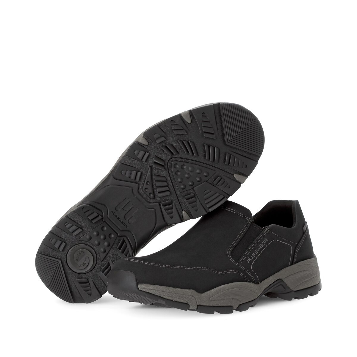 Sneaker GABOR "Sneaker low", Herren, Gr. 40,5, schwarz, Schuhe Sneaker 3