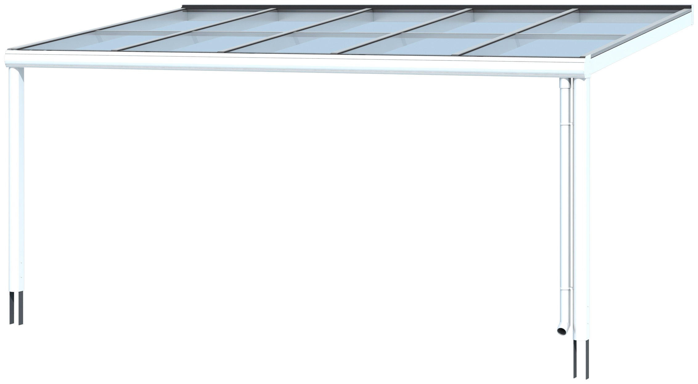 Skanholz Terrassendach »Modena«, 541 cm Breite, verschiedene Tiefe