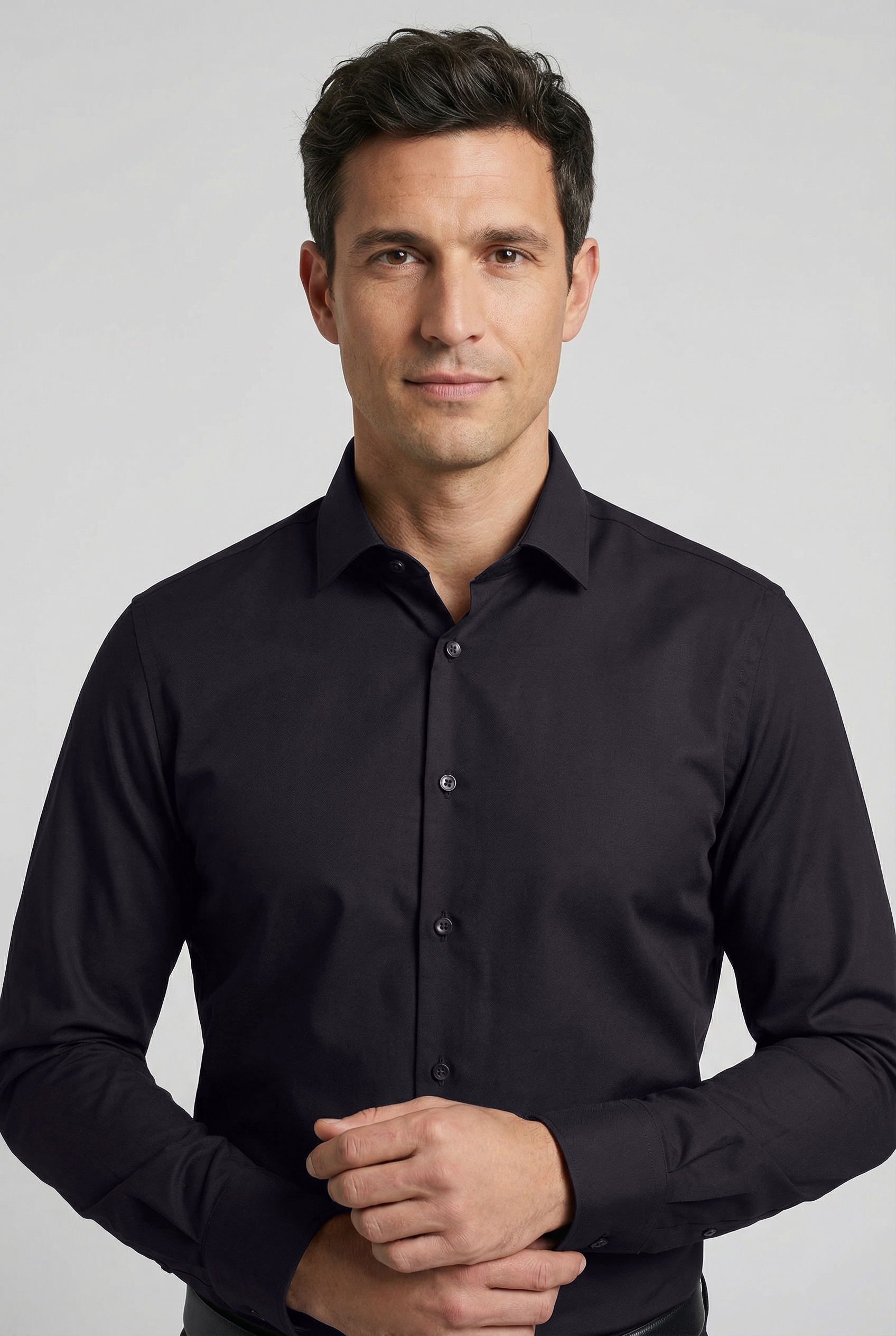 OLYMP Businesshemd "No. Six super slim" Jersey-Hemd