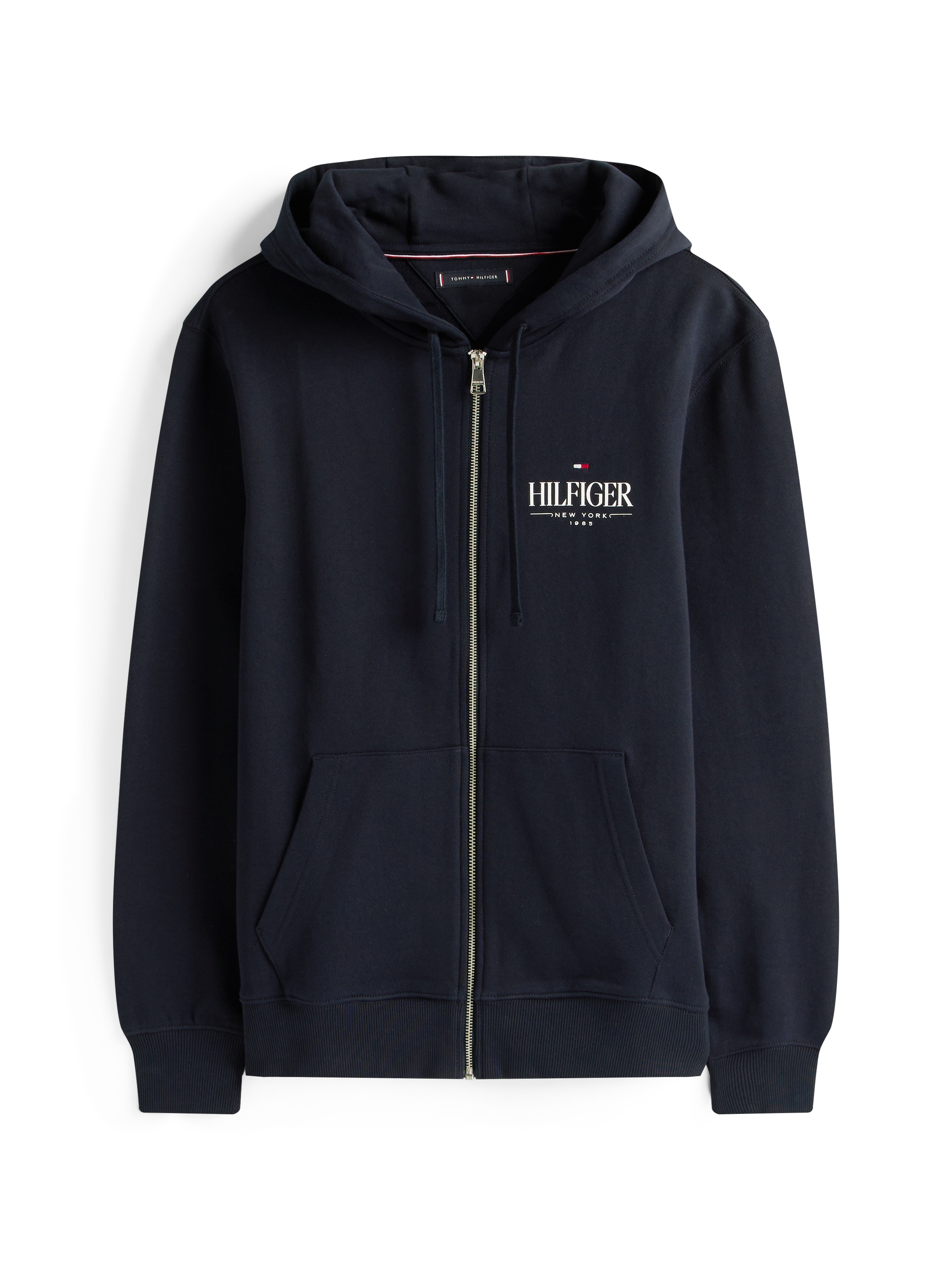Tommy Hilfiger Kapuzensweatjacke »HILFIGER STACKED HOODED ZIP TH«