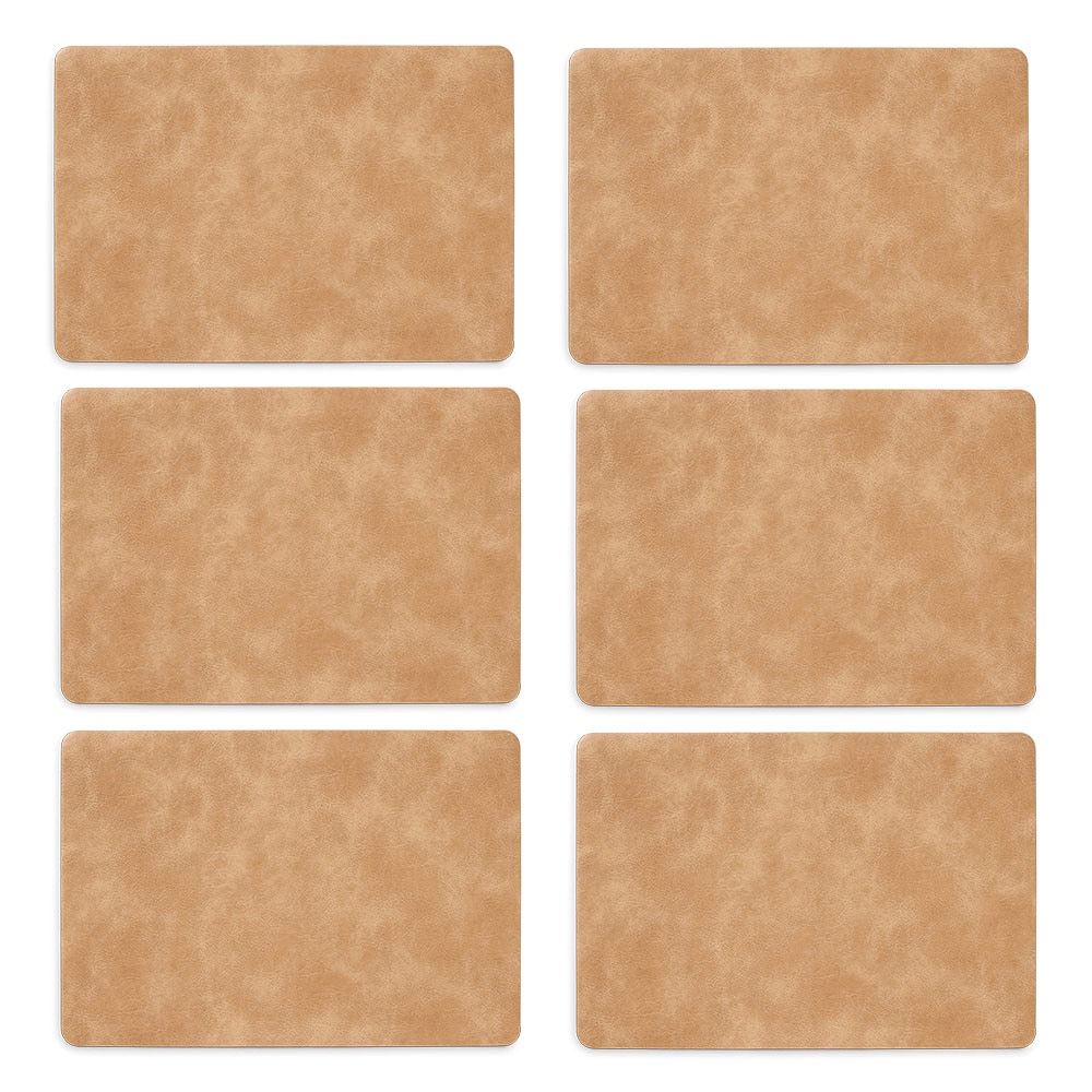 Zeller Present Platzset Kunstleder, 6-teilig, 30 x 42,5 cm günstig online kaufen