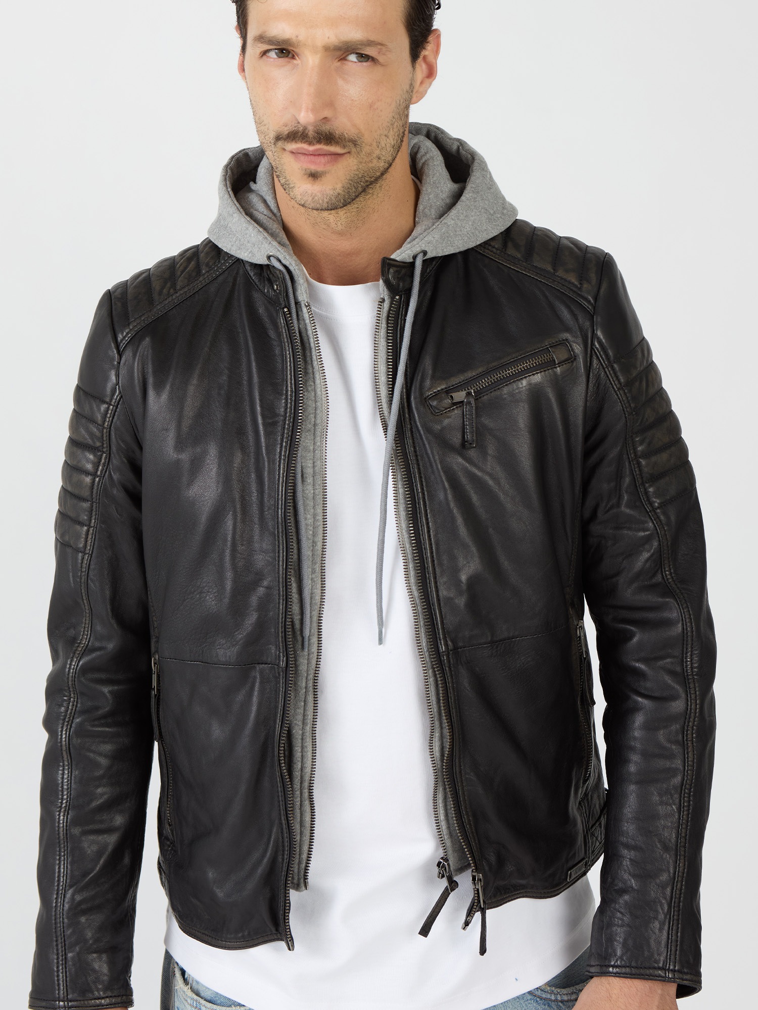 MUSTANG Lederjacke "31020237" günstig online kaufen