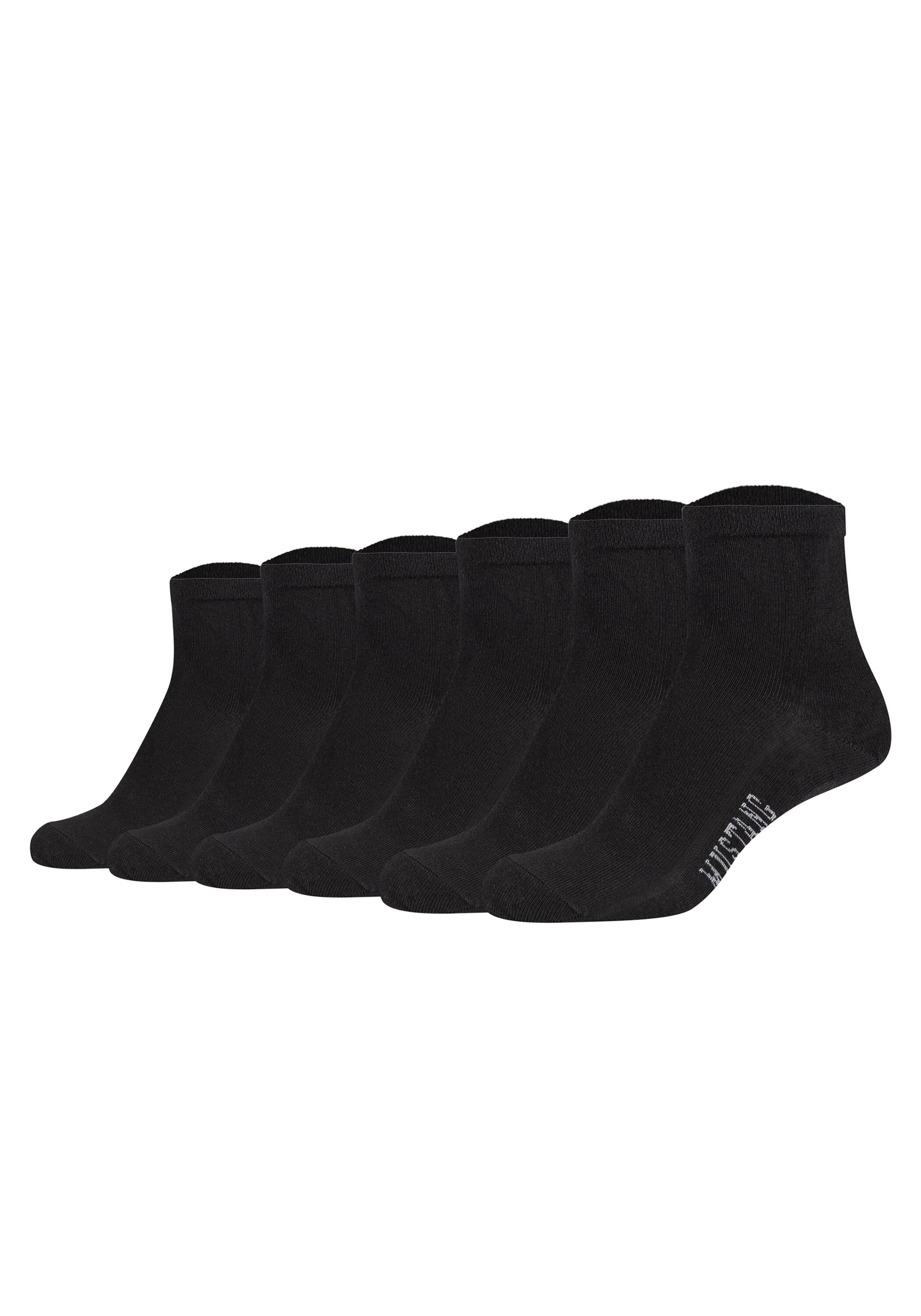 MUSTANG Kurzsocken »Socken Casual Organic Cotton Quarter 6-Pack 6er Pack« 6 Paar tlg.