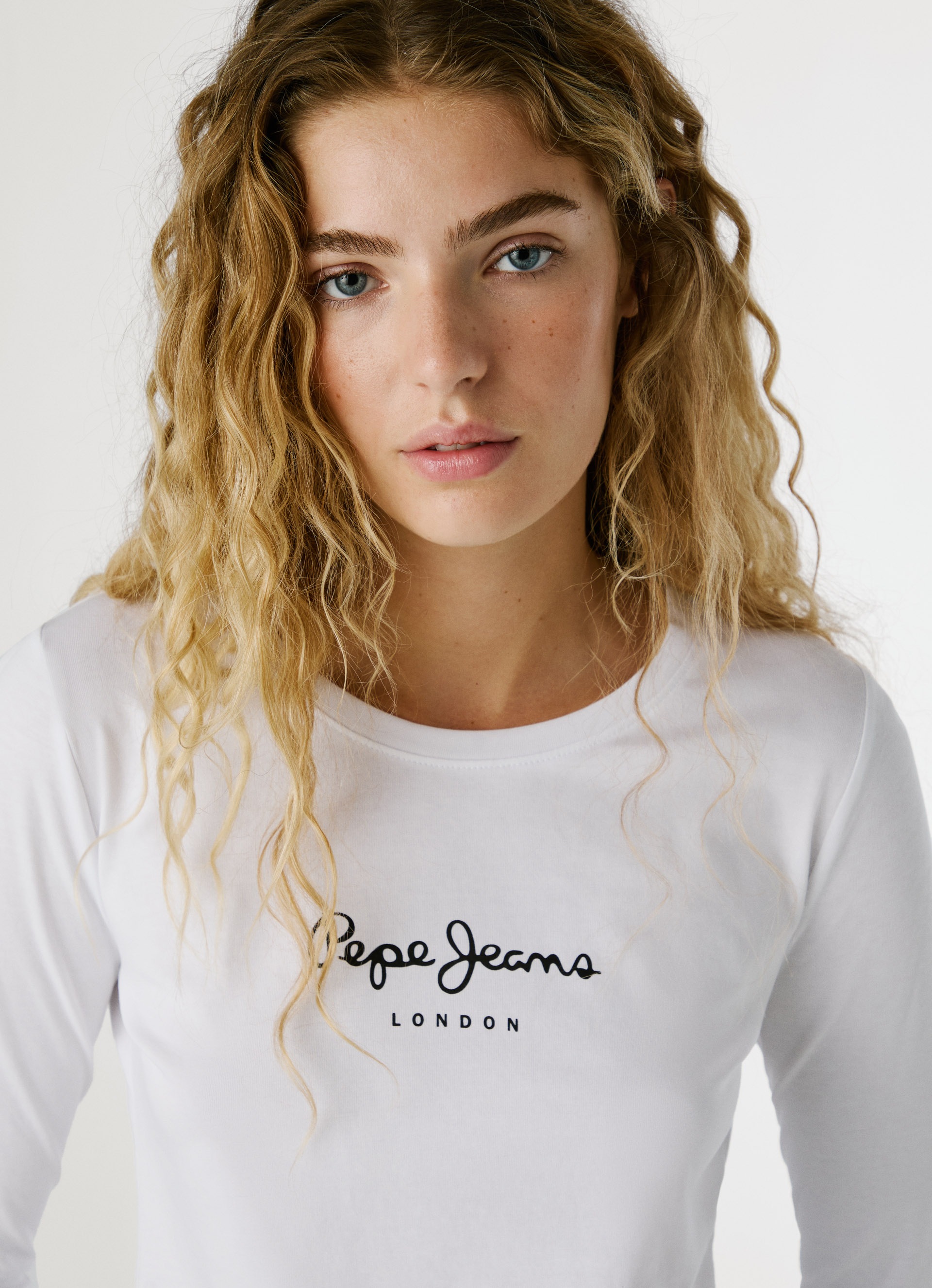 Pepe Jeans T-shirt à Manches Longues New Virginia White M Femme 3