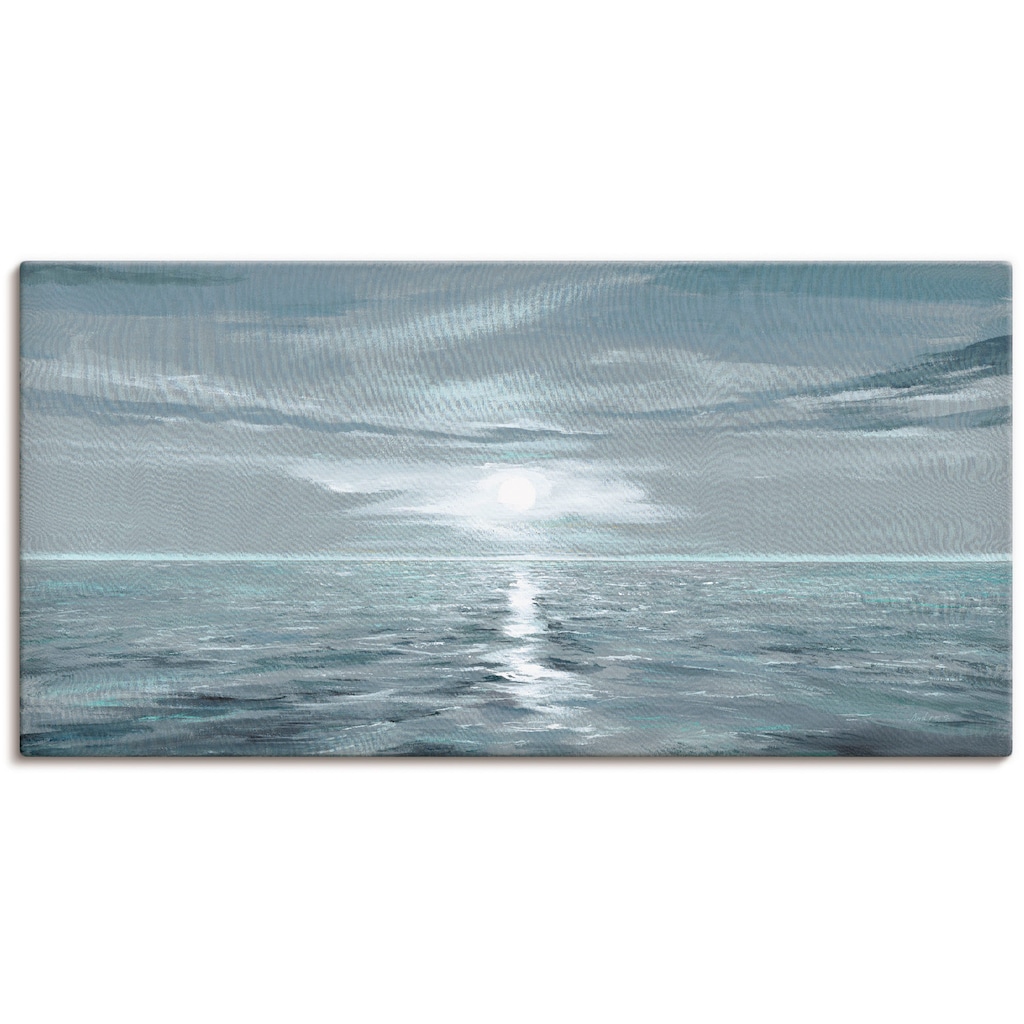 Artland Wandbild »Eisblaues Meer«, Gewässer, (1 St.), als Alubild, Outdoorbild, Leinwandbild, Poster, Wandaufkleber