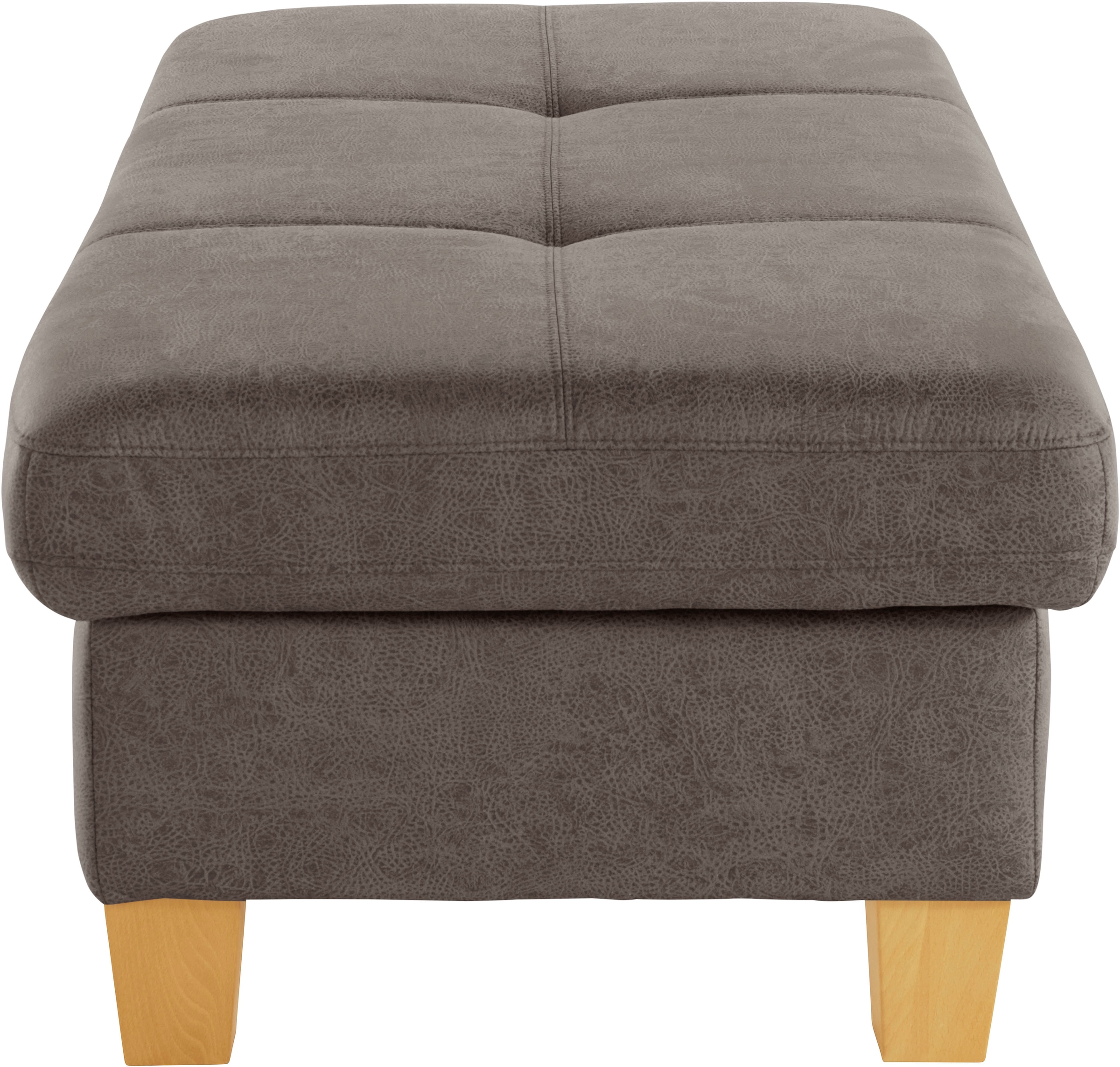 exxpo - sofa fashion Hocker »Enya Bankhocker mit Staufach unter der Sitzfläche«, schöne Detailverarbeitung