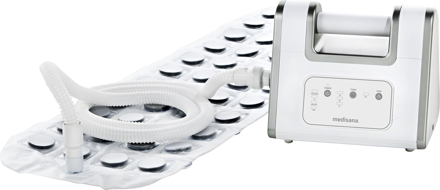 MEDISANA Luftsprudelbad "BBS", weiß, B:36cm T:120cm, Massagegeräte, Massage-/Sprudelfunktion, 3 Intensitätsstufen, zuschaltbare Heizung