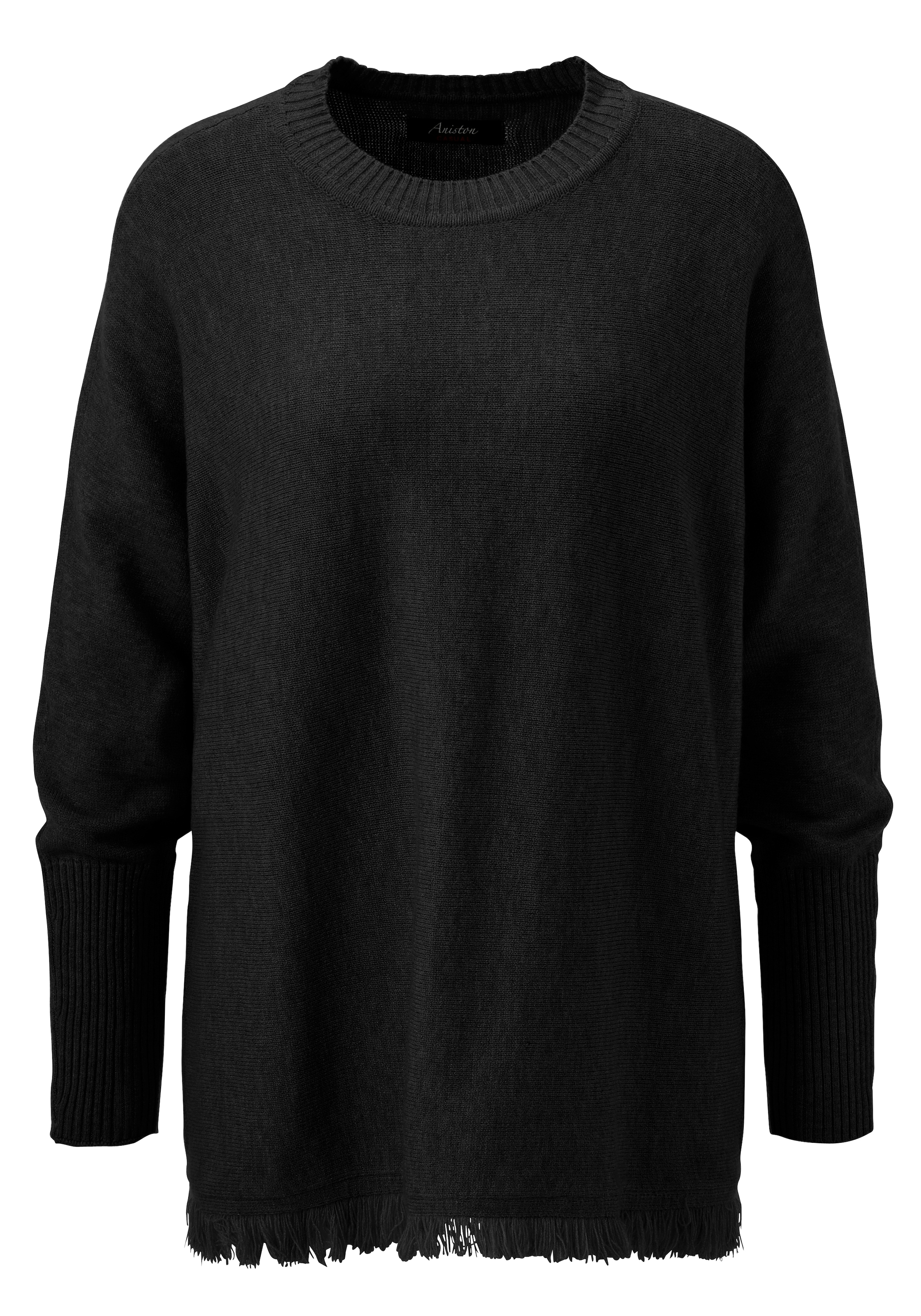 Aniston CASUAL Strickpullover, mit eingestricktem Stern im Rücken - NEUE KOLLEKTION