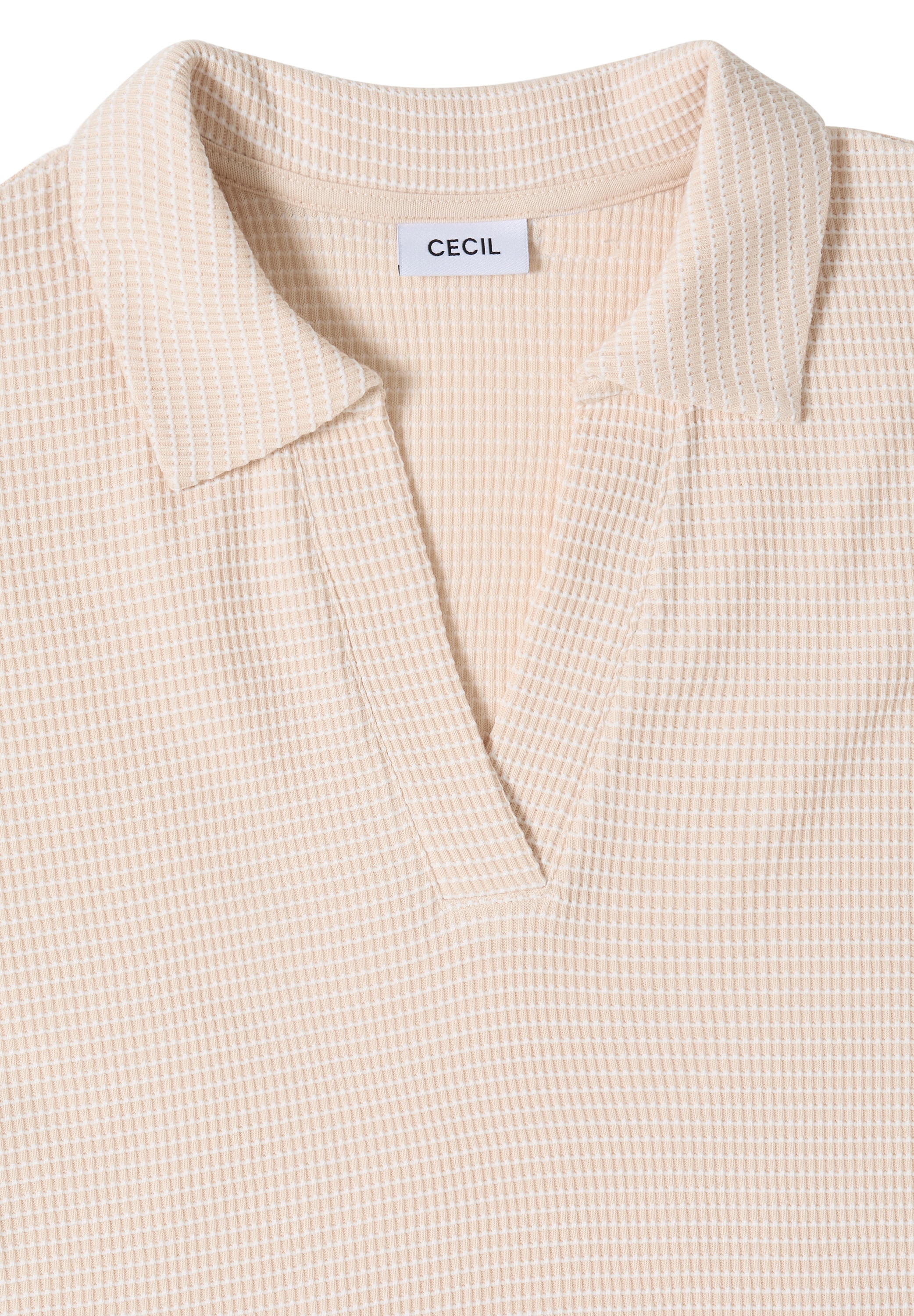 Cecil Poloshirt mit Struktur-Optik