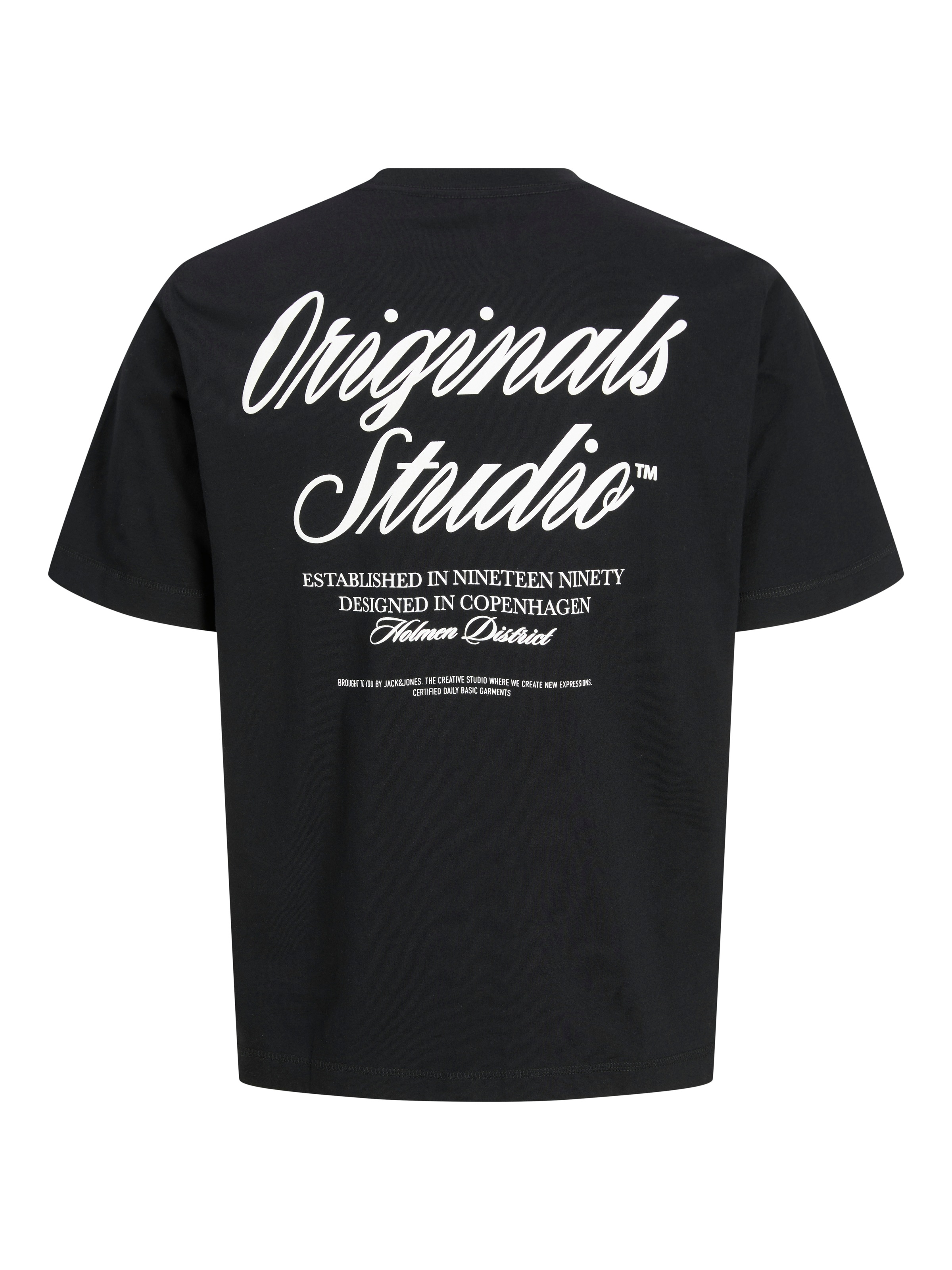 Jack & Jones Kurzarmshirt »JORNORREBRO TYPO TEE SS CREW NECK NOOS«