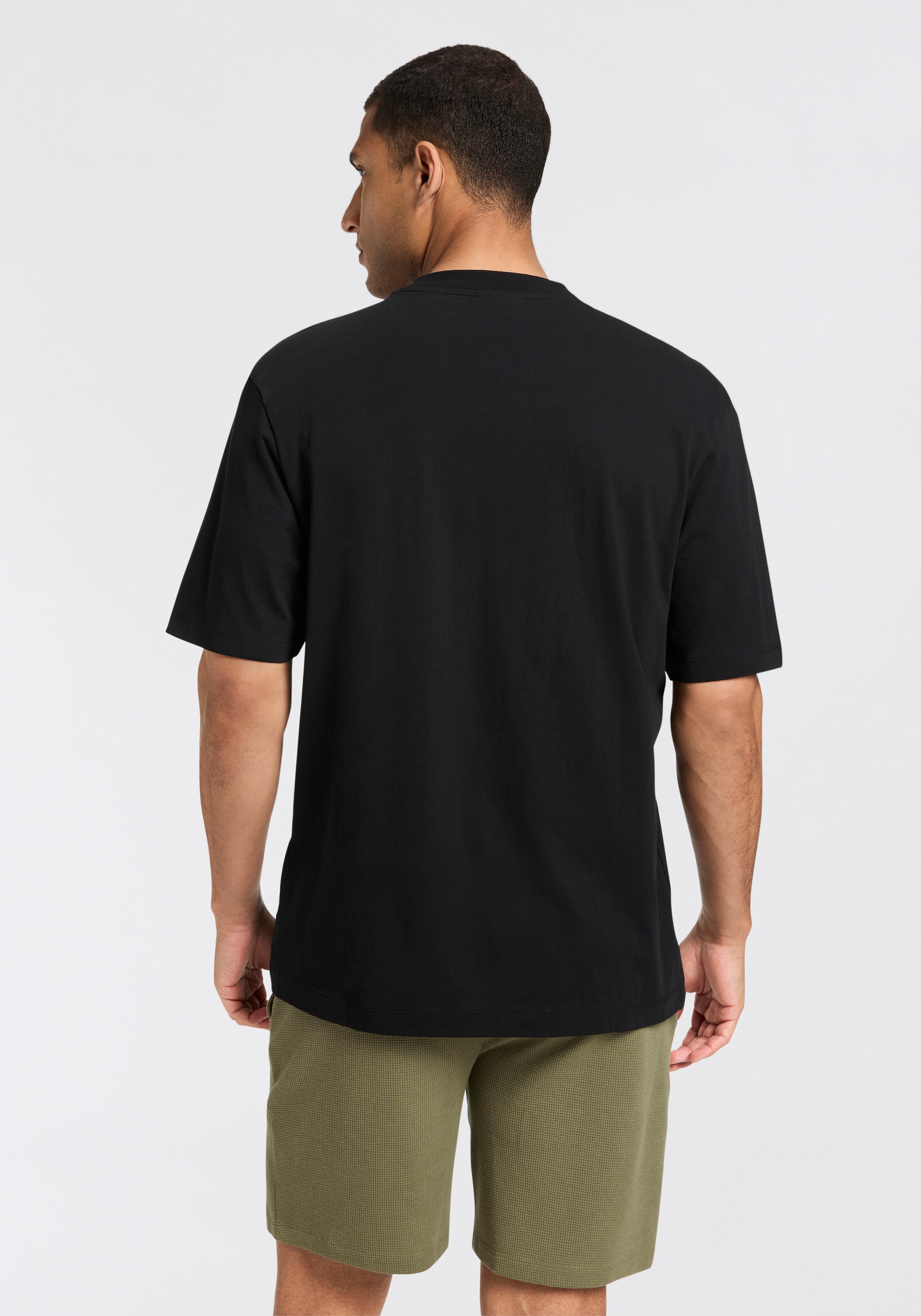 HUGO Blue T-Shirt "Notix", mit großem Druck günstig online kaufen