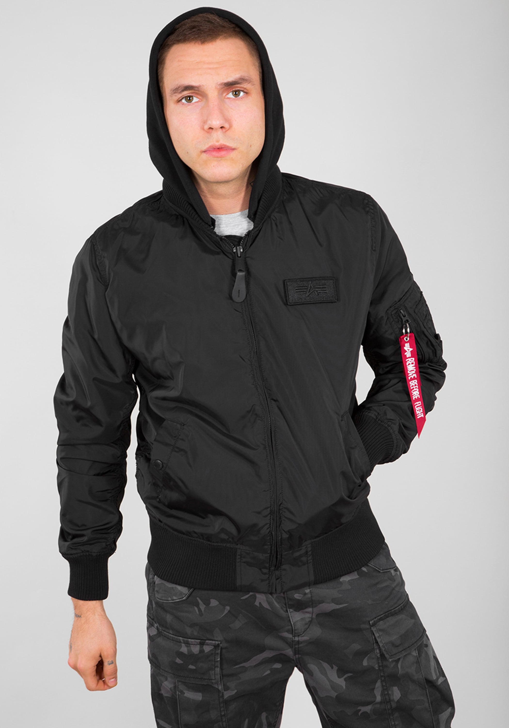 Alpha Industries Bomberjacke »ALPHA INDUSTRIES Men - Bomber Jackets MA-1 TT Hood«