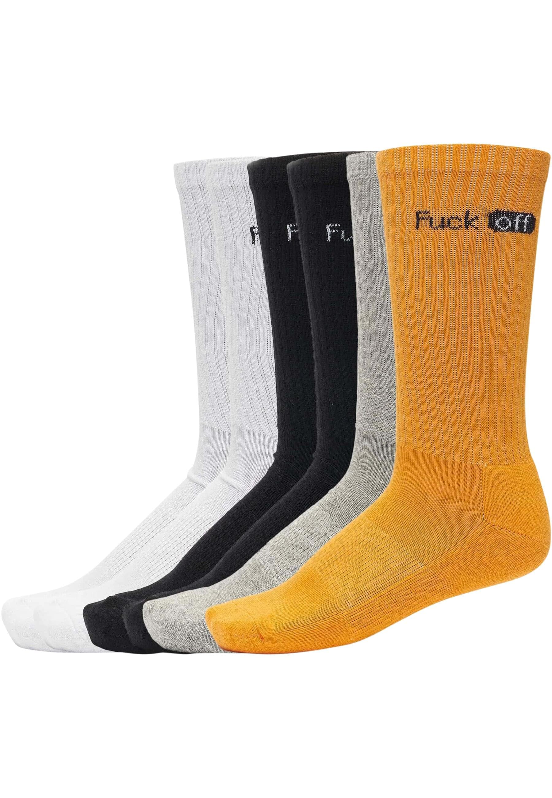 MisterTee Strümpfe »MisterTee Unisex Fuck Off Socks 6-Pack«, (1 Paar)