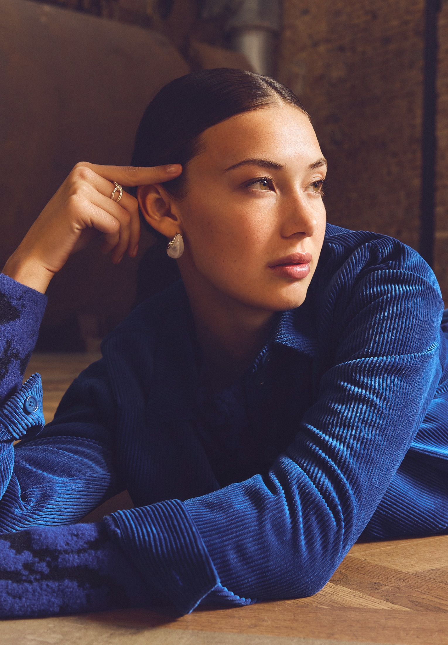 Betty&Co Langarmbluse »Betty & Co Damen Overshirt mit Kragen«