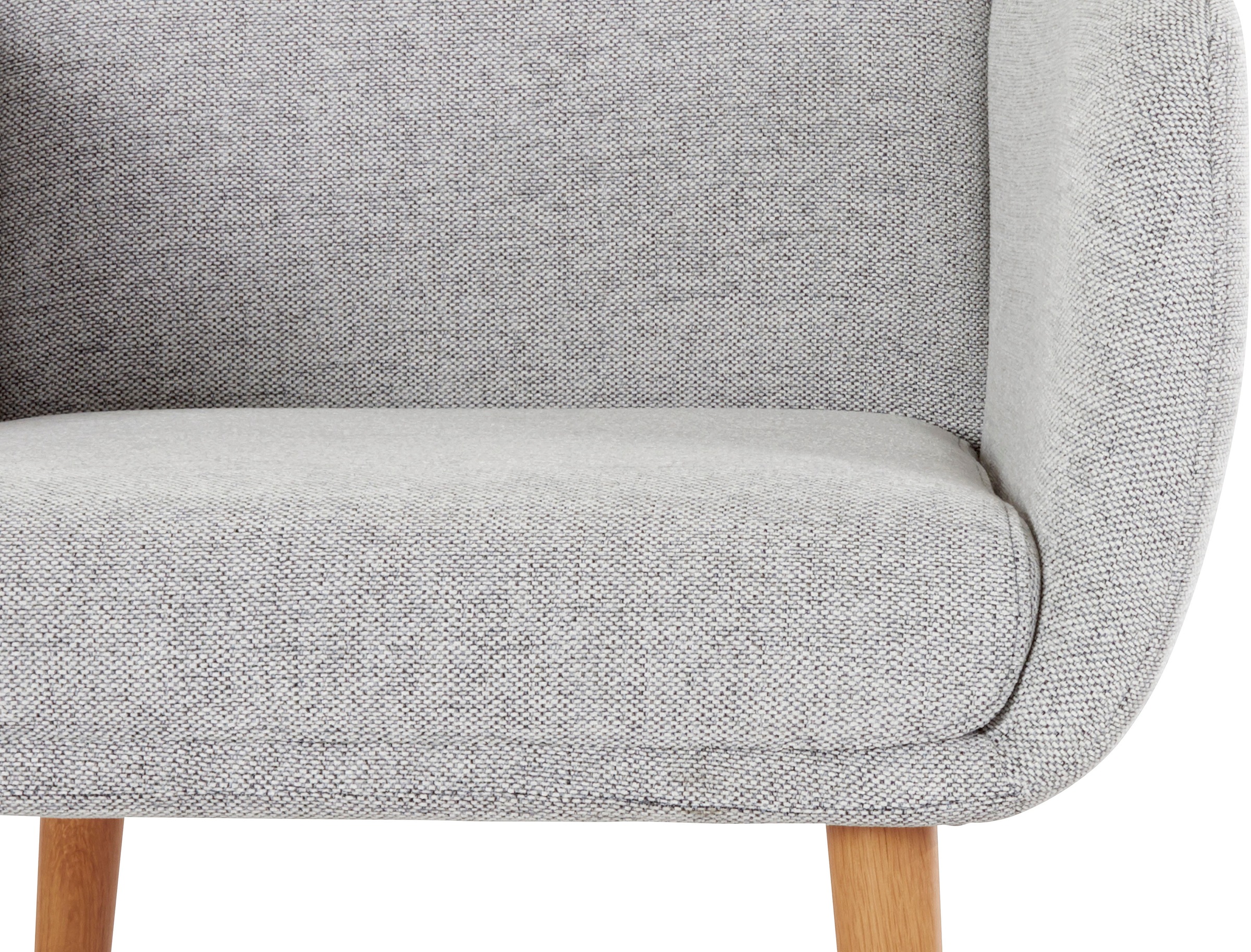 LeGer Home by Lena Gercke Esszimmerstuhl »Donnica, TOPSELLER!«, Webstoff, pflegeleichter Webstoff, eine Eiche massiv, Schalenstuhl