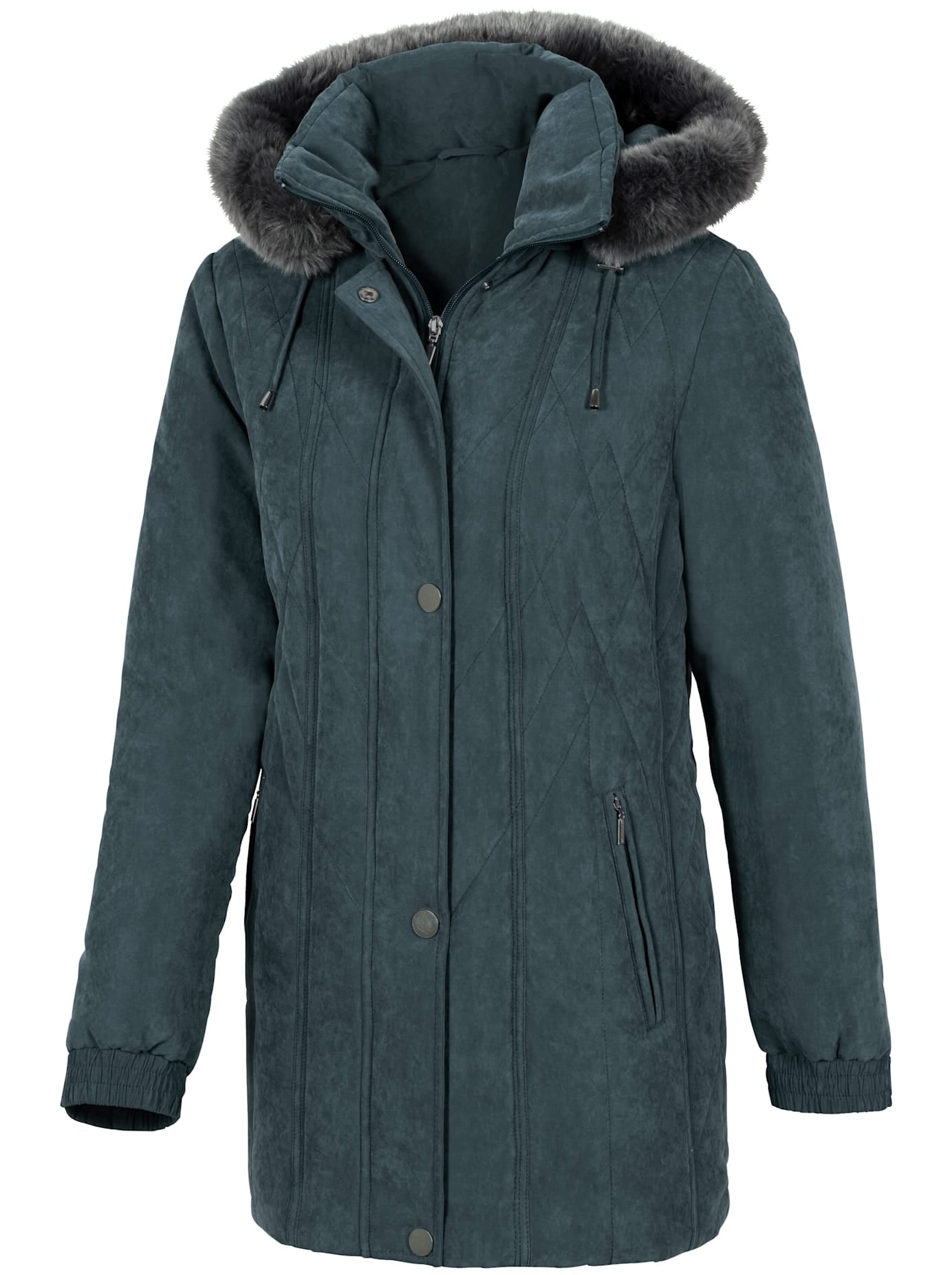 Classic Winterjacke, mit Kapuze
