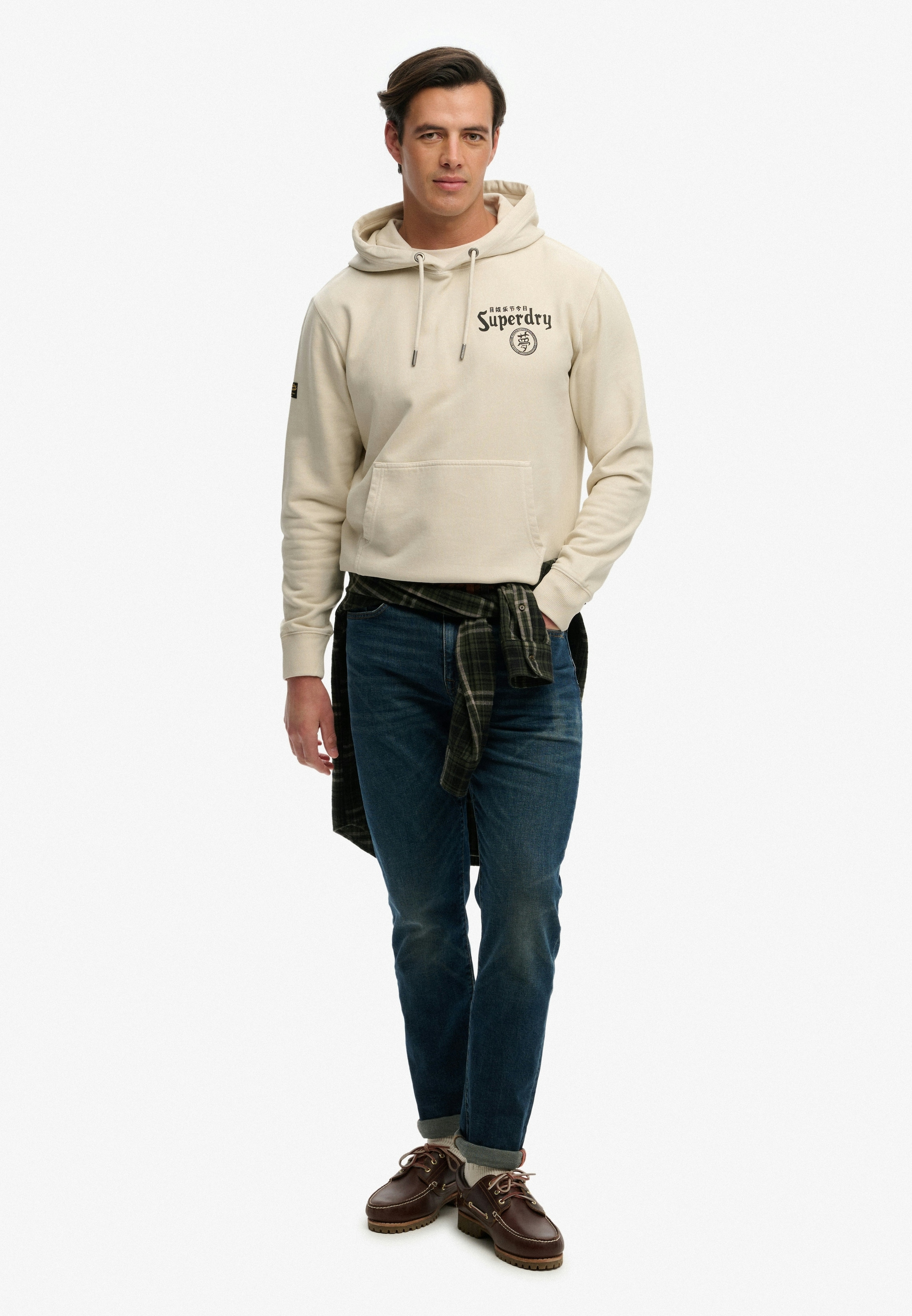 Superdry Kapuzensweatshirt »TOKYO NARRATIVE LOOSE HOOD«, mit coolem Tattoo-Print
