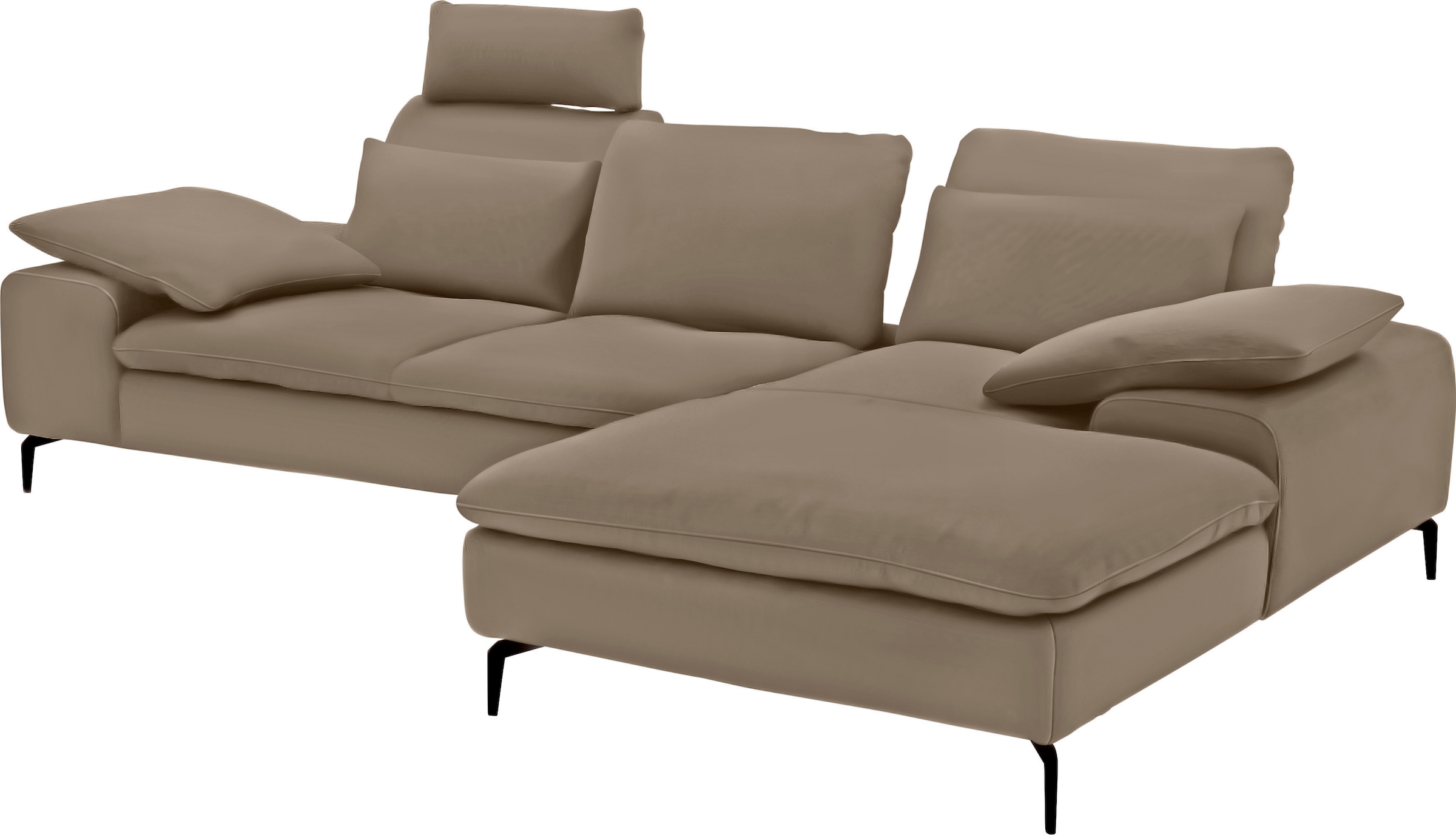 W.SCHILLIG Ecksofa "valentinoo, Designsofa, bequem, elegant und zeitlos, L- günstig online kaufen