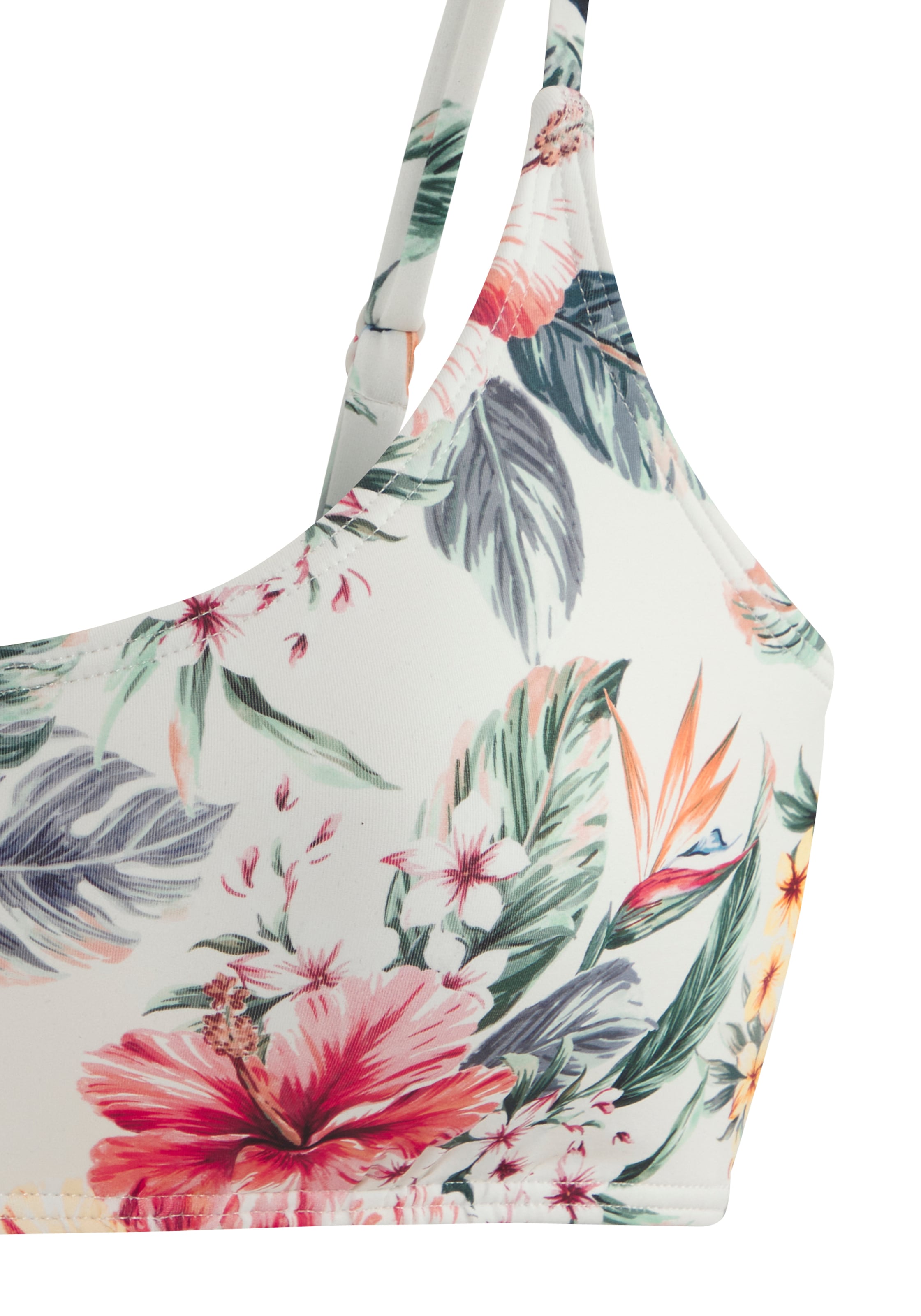 LASCANA Bustier-Bikini-Top »Salsa«, mit tollem Blumenprint