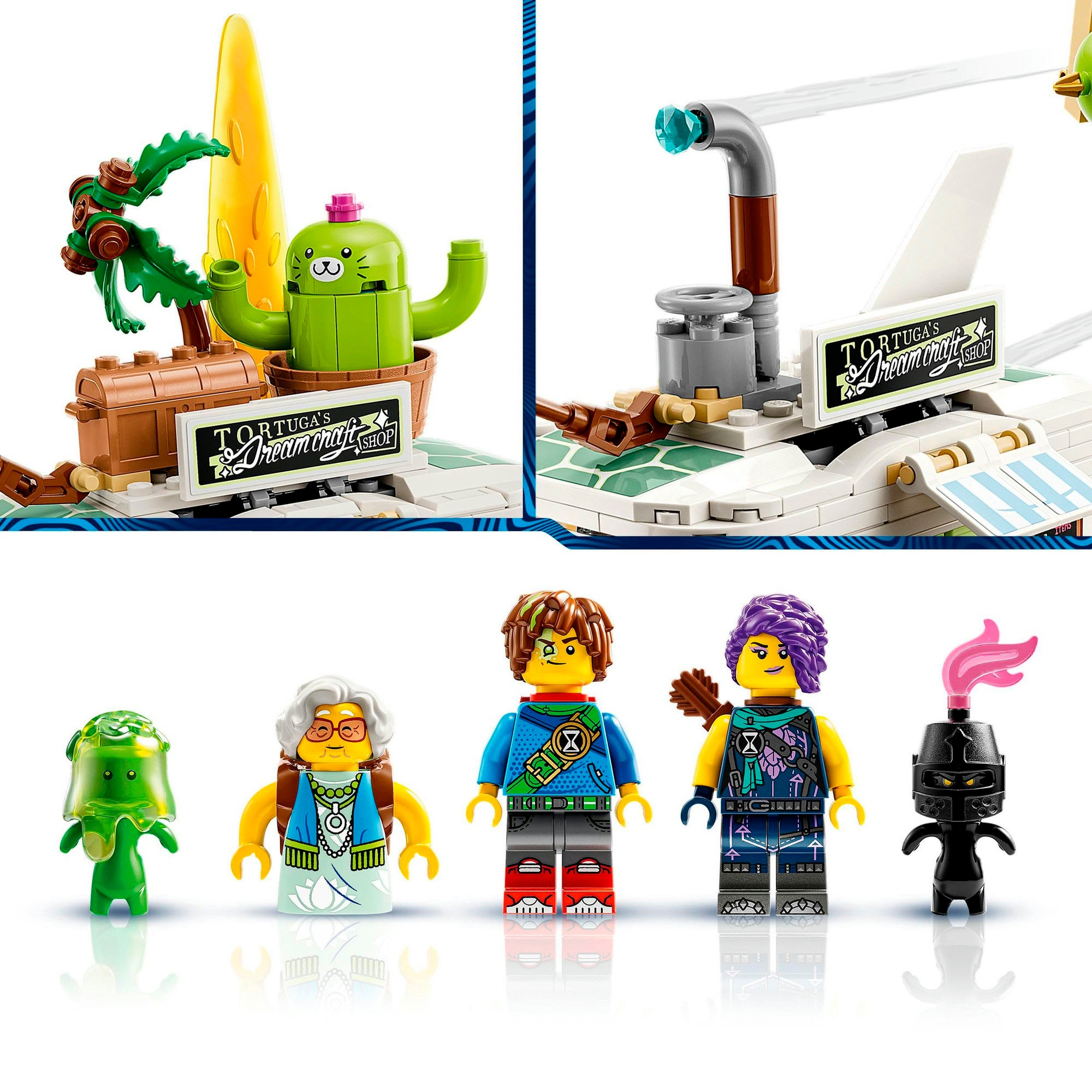 LEGO® Konstruktionsspielsteine »Mrs. Castillos Schildkrötenbus (71456), LEGO® DREAMZzz™«, (434 St.), Made in Europe